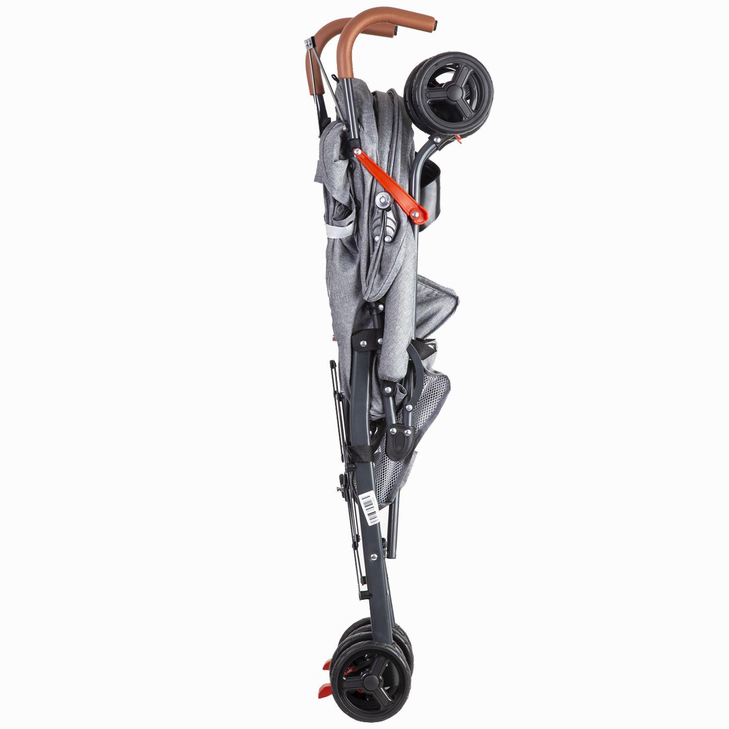 Coche Paragua 5126 Gris Bebesit-3