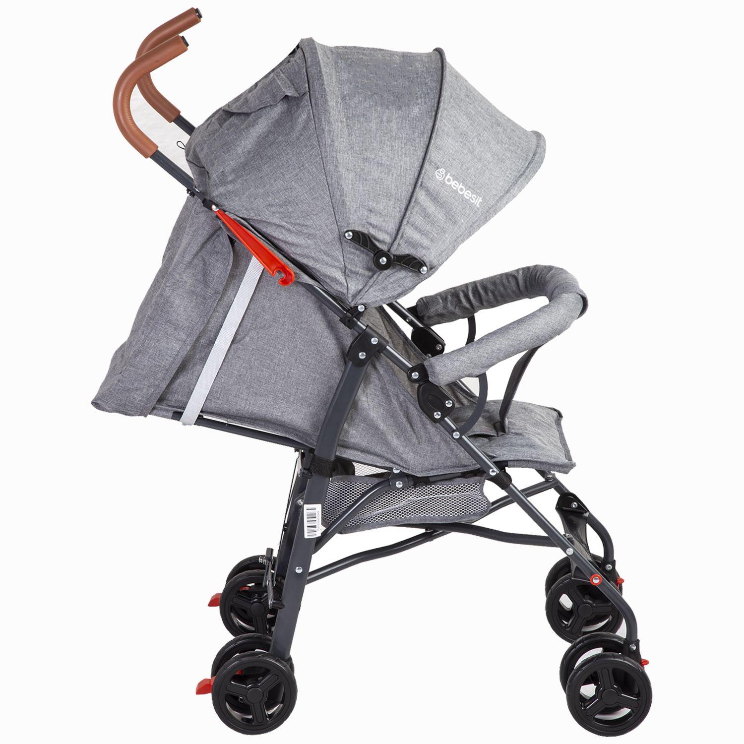 Coche Paragua 5126 Gris Bebesit-2