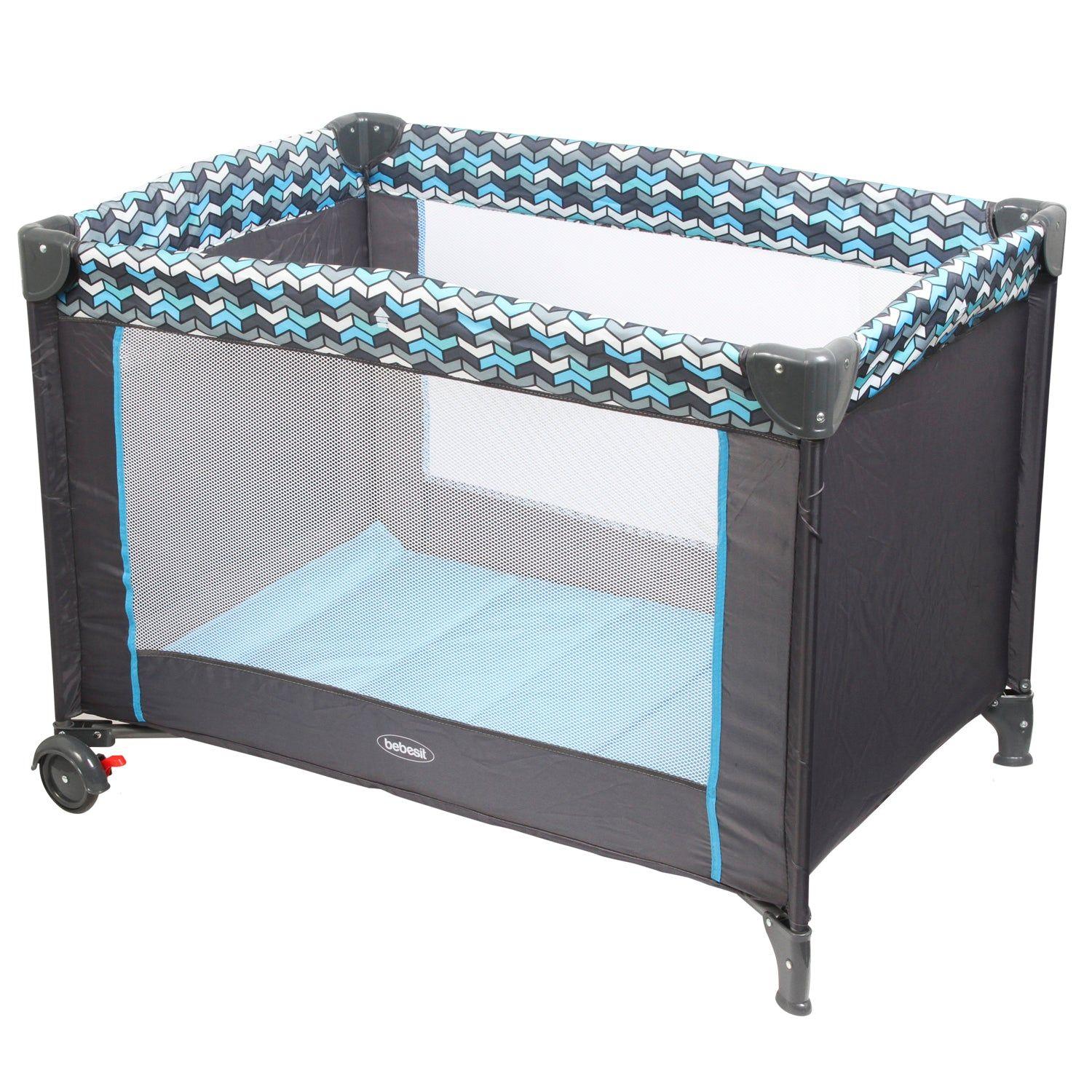 Cuna Pack and Play Sleep II Azul Bebesit-2
