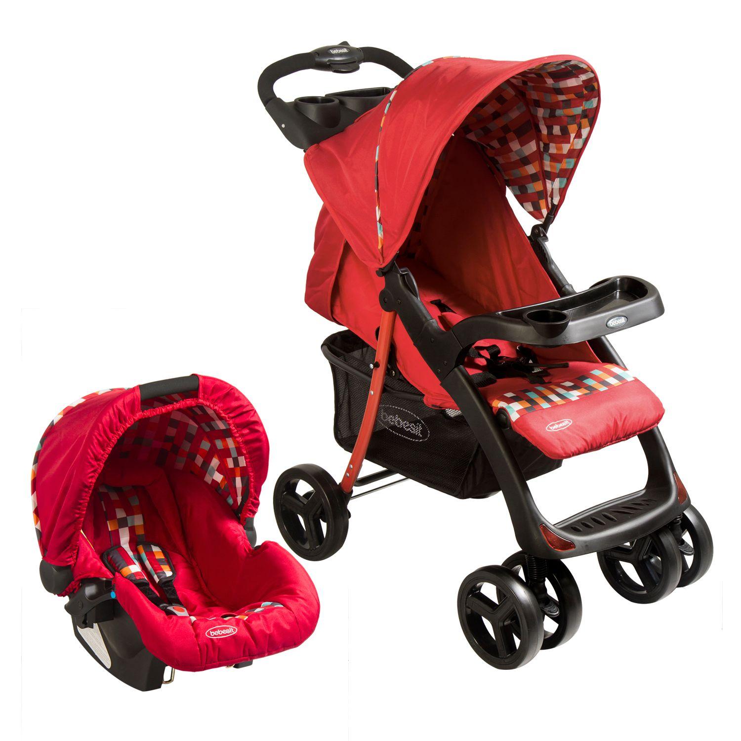 Coche Travel Gris/Rojo H005GR-0