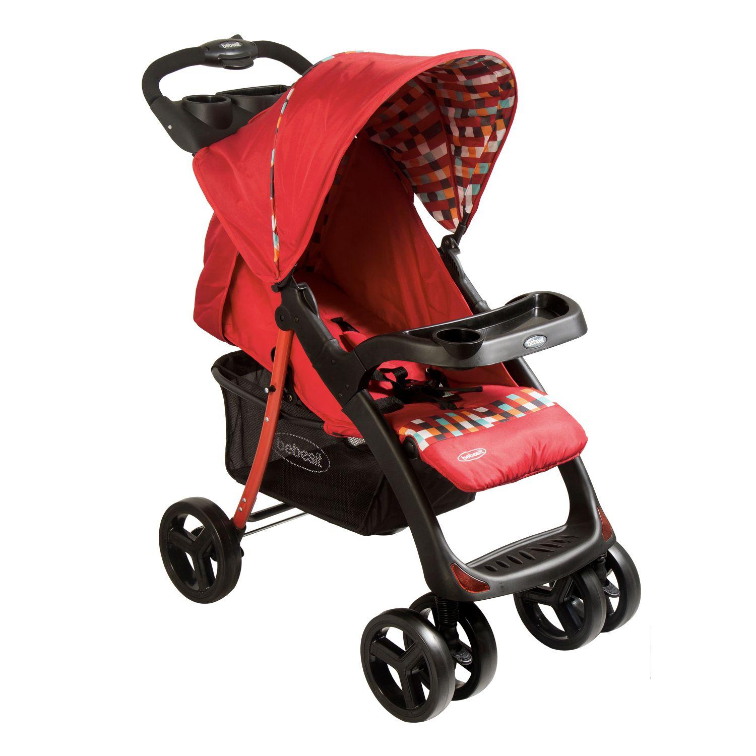 Coche Travel Gris/Rojo H005GR-1