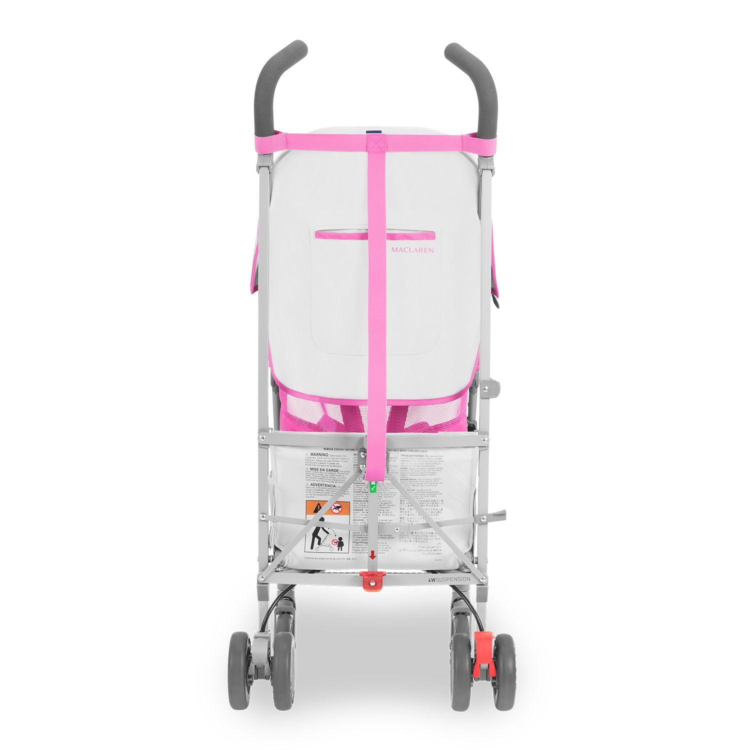 Coche Paragua MacLaren Volo Silver/Azalea-1