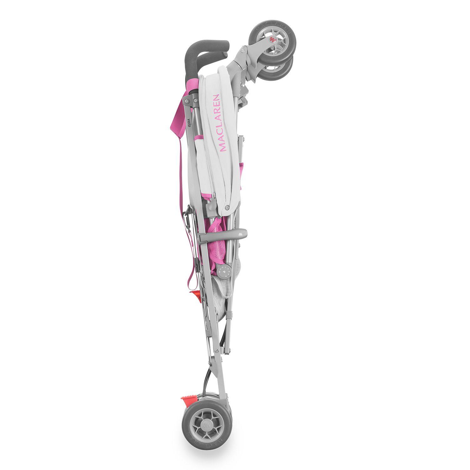 Coche Paragua MacLaren Volo Silver/Azalea-2