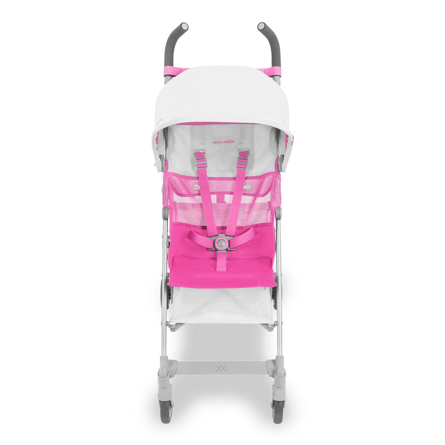 Coche Paragua MacLaren Volo Silver/Azalea-3