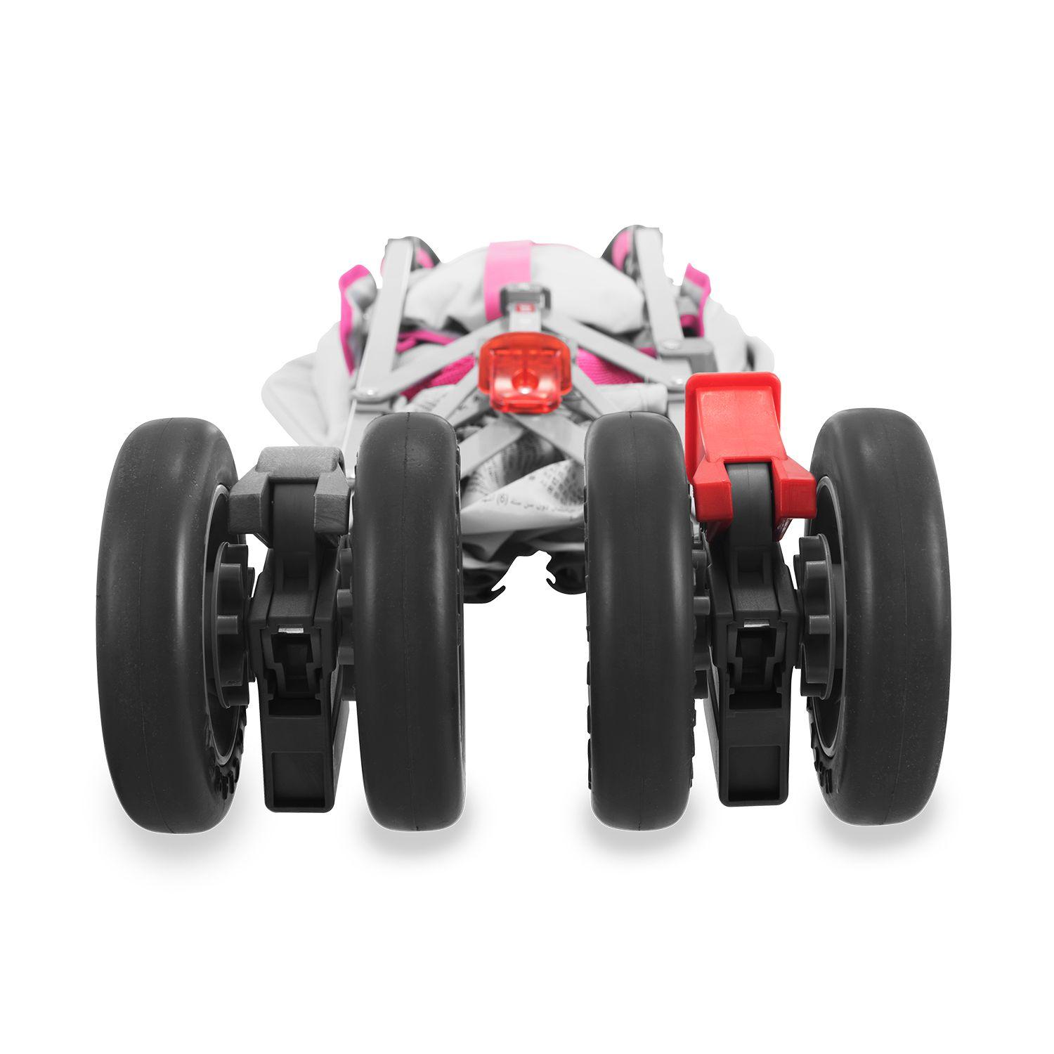 Coche Paragua MacLaren Volo Silver/Azalea-4