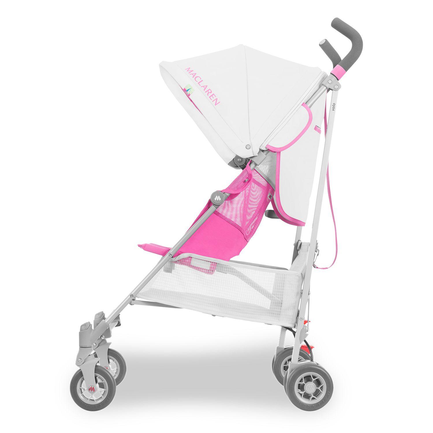 Coche Paragua MacLaren Volo Silver/Azalea-5