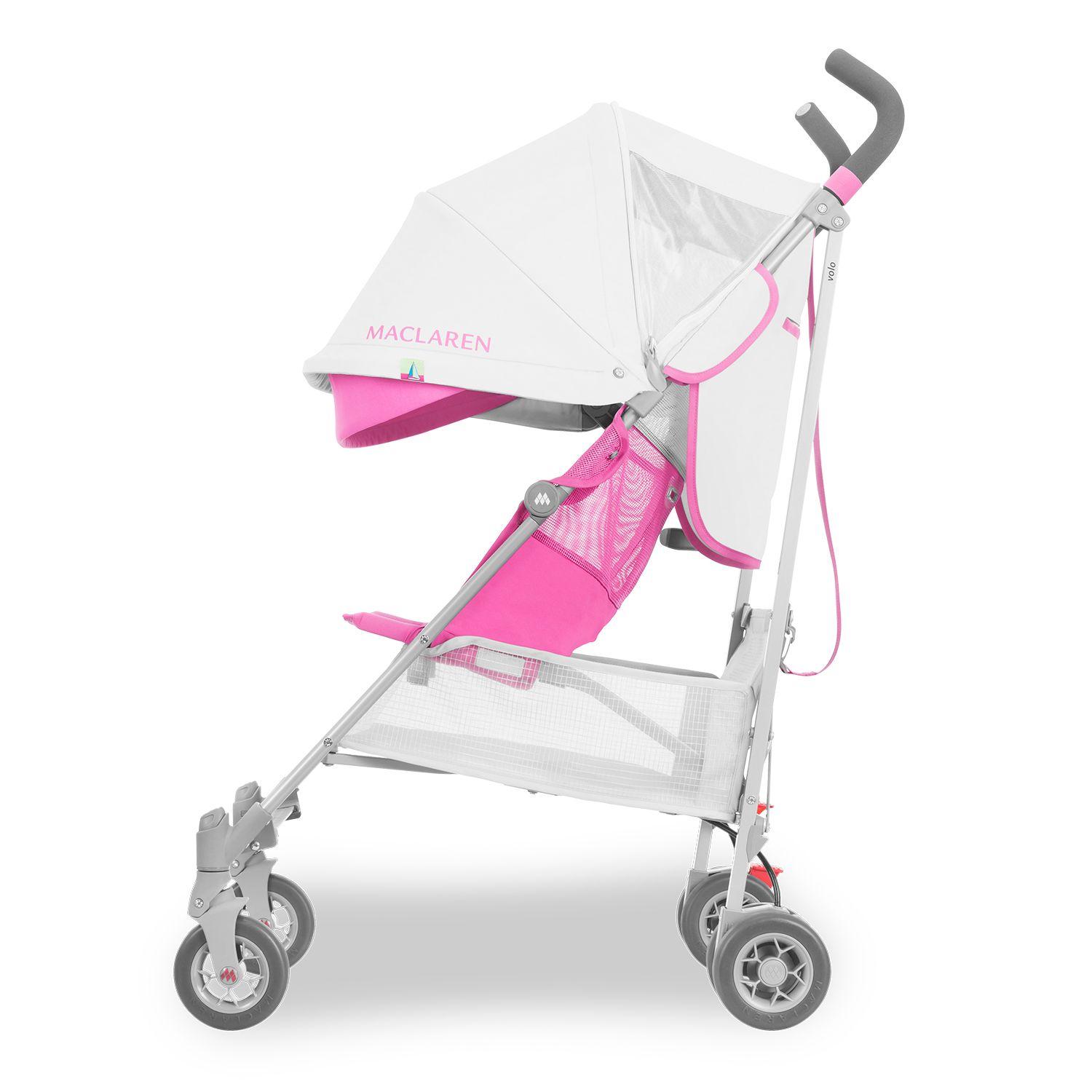 Coche Paragua MacLaren Volo Silver/Azalea-6