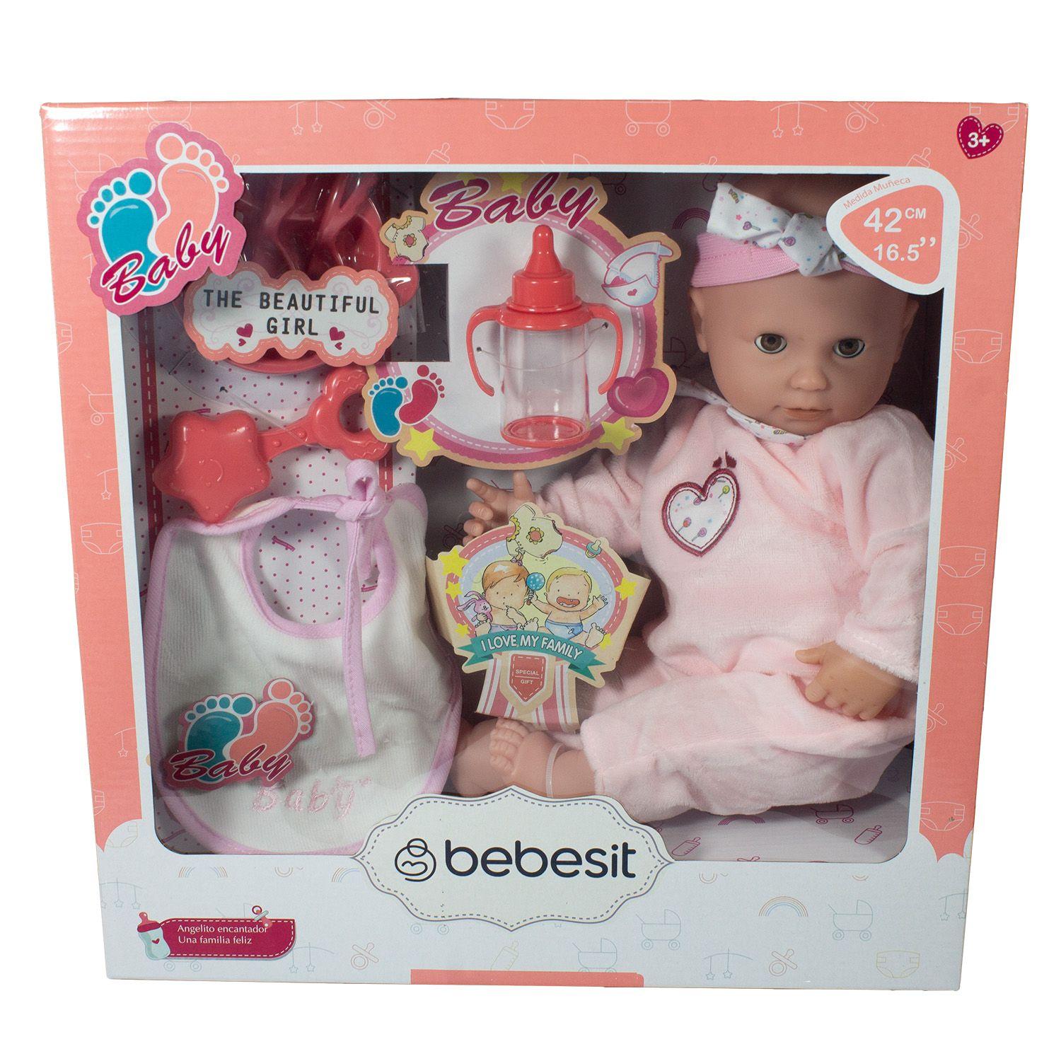 Muñeca Bebe Luna 42cm con accesorios-3