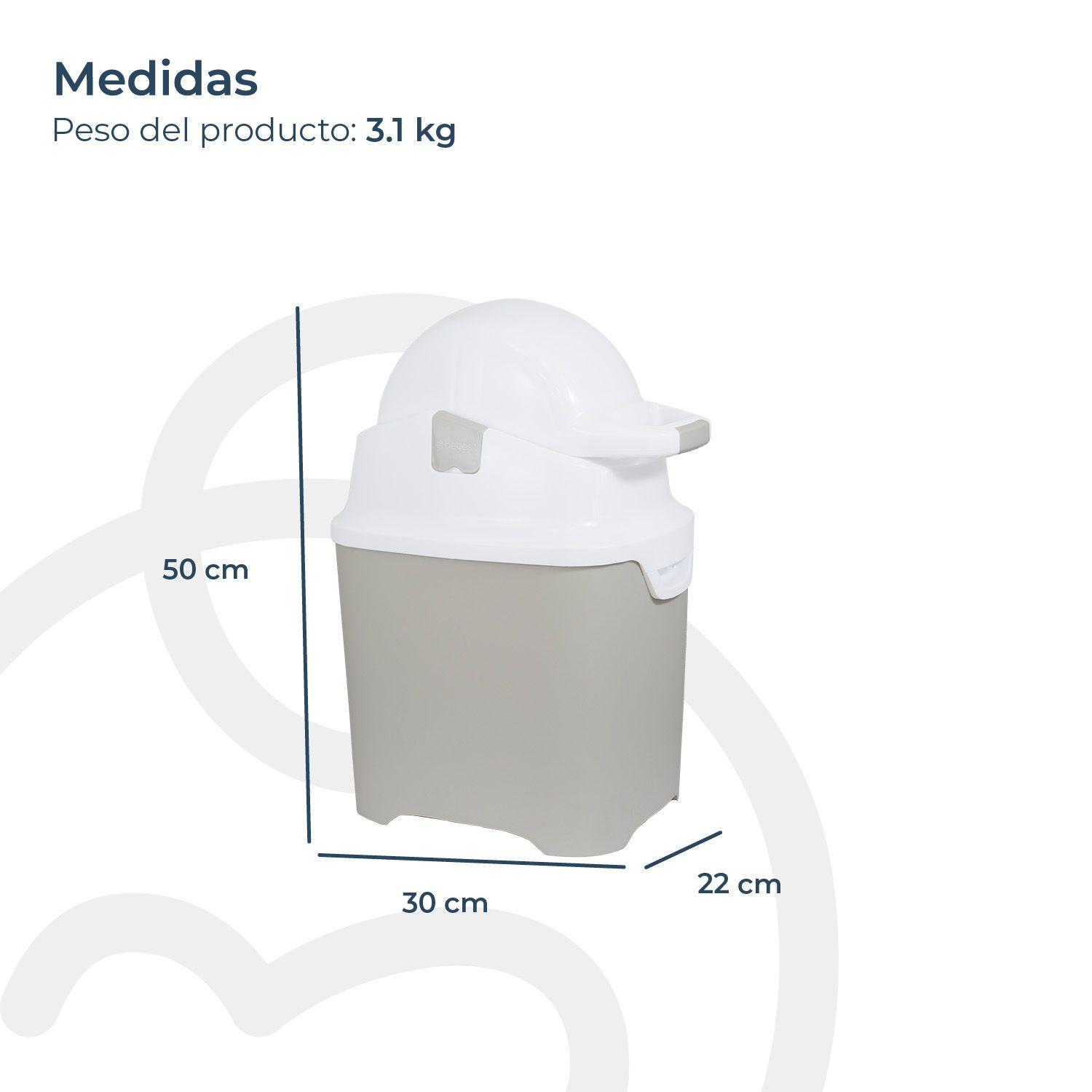 Contenedor de Pañales Beige Bebesit-8