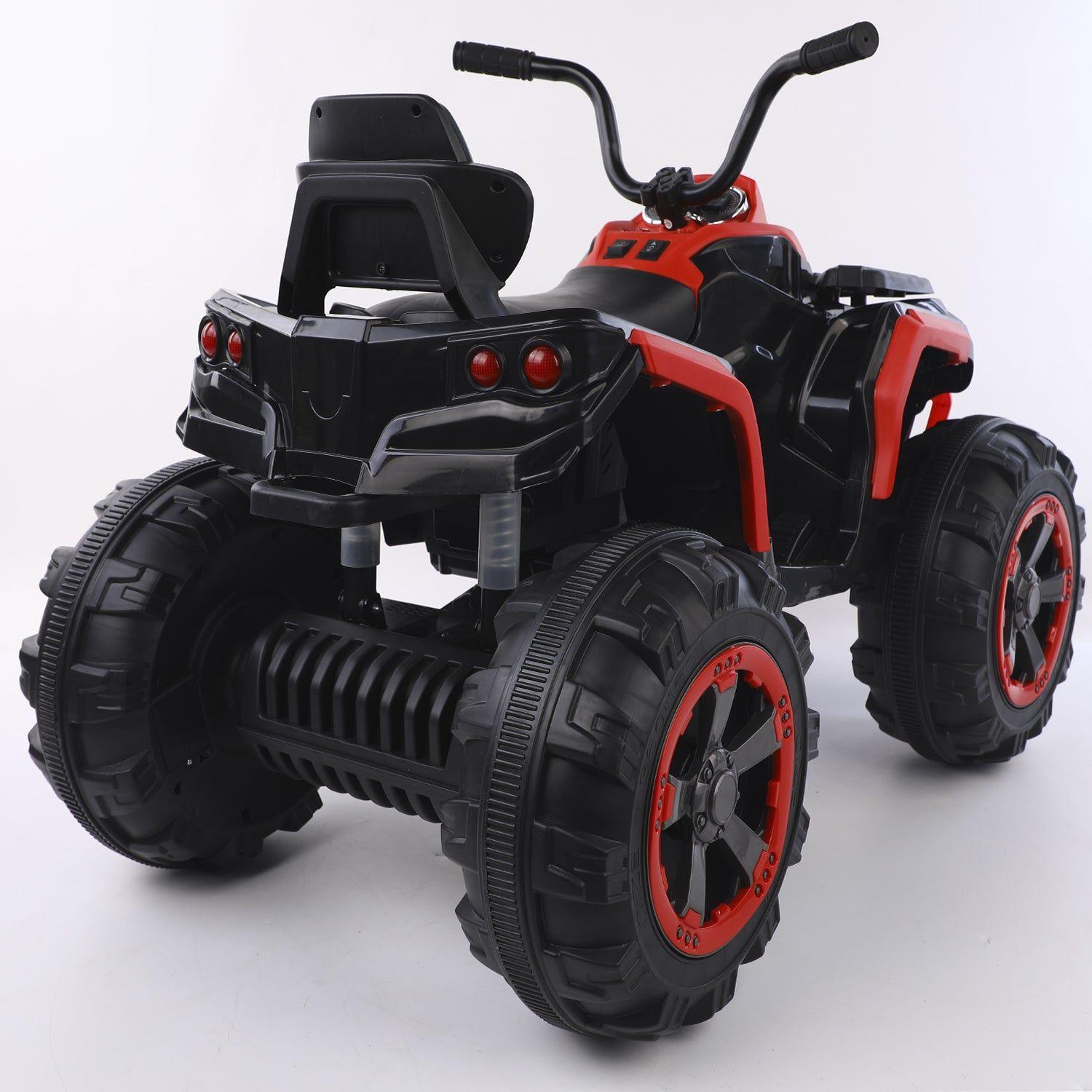 Cuatrimoto a Batería Quad con Carro Rojo Bebesit-1