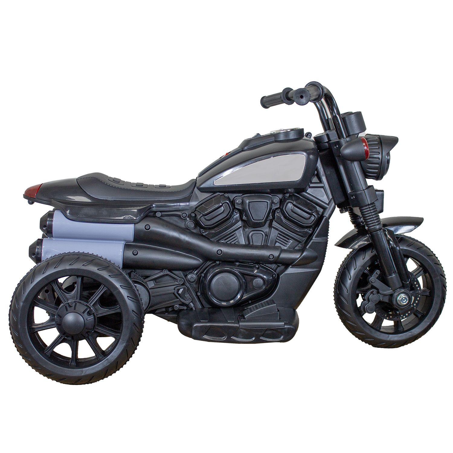 Trimoto ChopperHarley 2.0 Niños Infantil 6V a Batería Negra-2