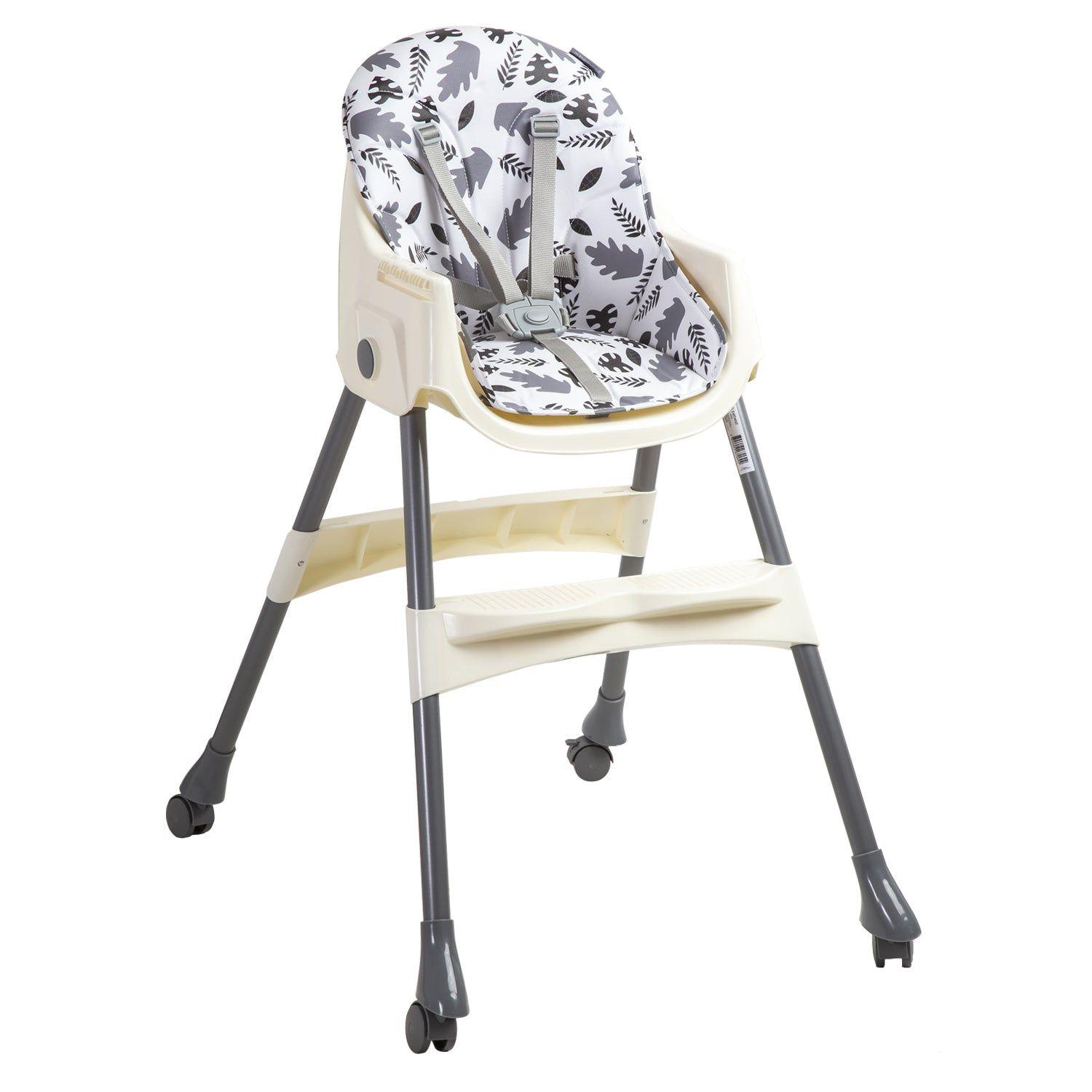Silla de Comer Steps Gris Bebesit-2