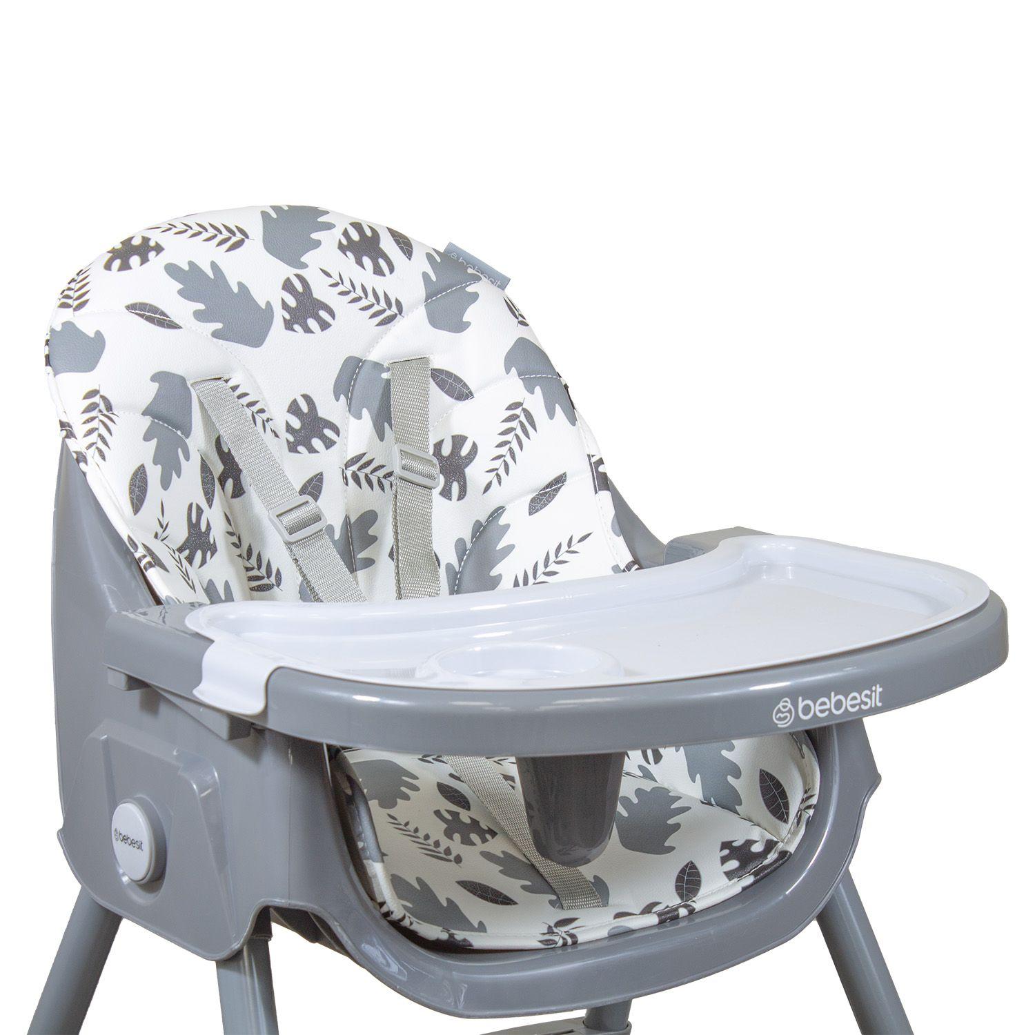 Silla de Comer Steps Gris Bebesit-4
