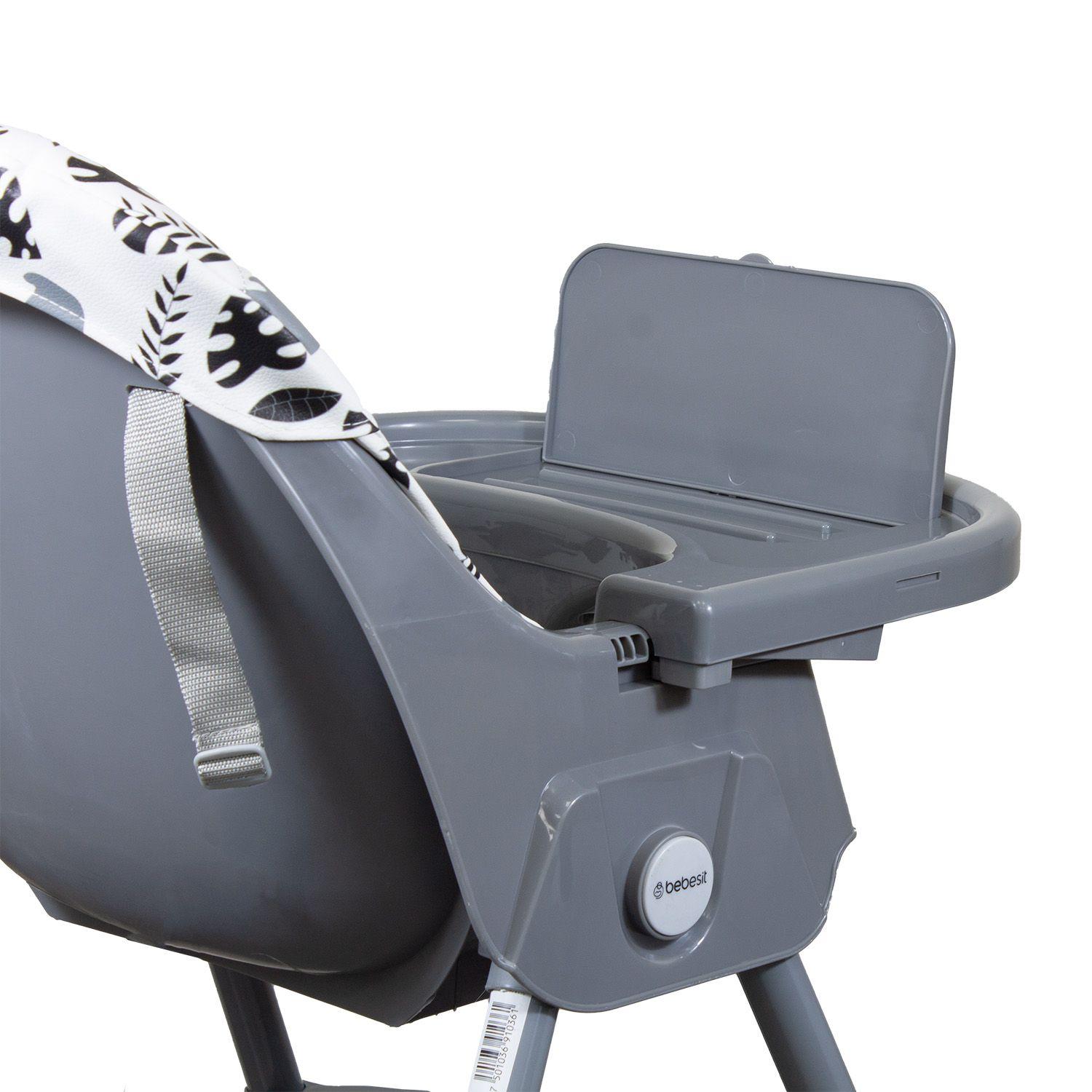 Silla de Comer Steps Gris Bebesit-5