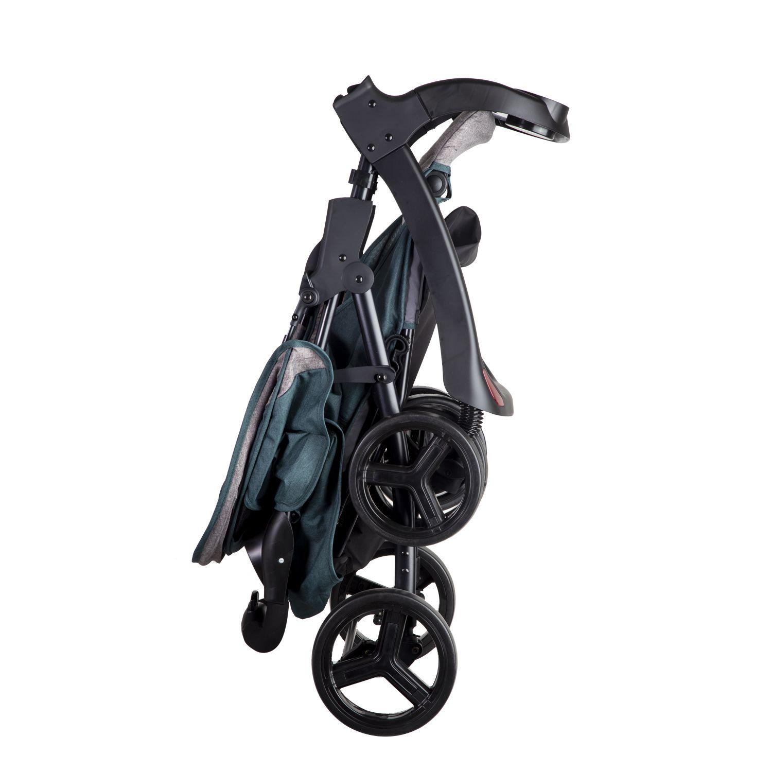 Coche Travel System Lisboa Gris Verde-5