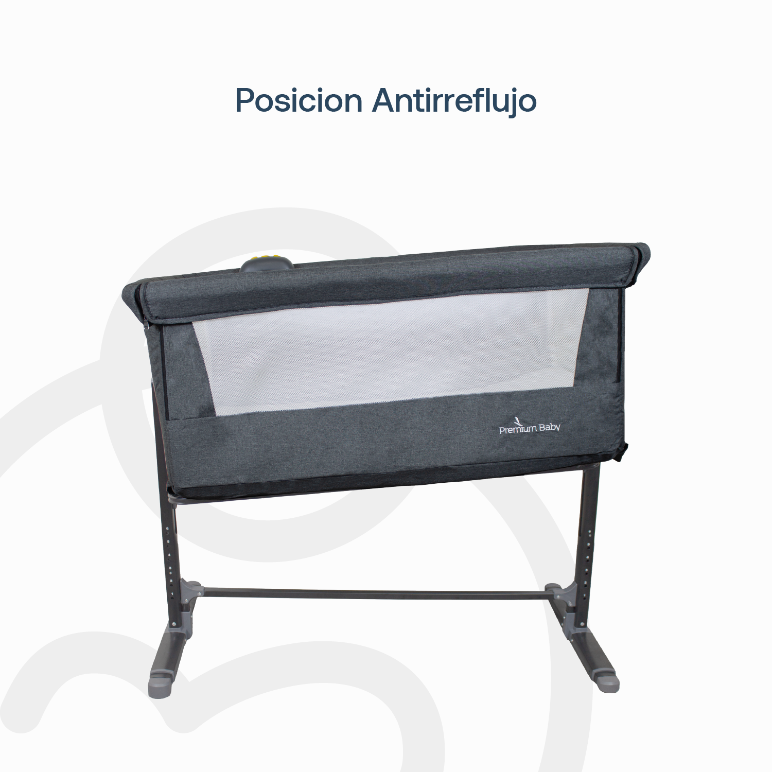 Cuna Colecho Con Dispositivo Vibración Premium Baby Mix Bebesit Gris-8