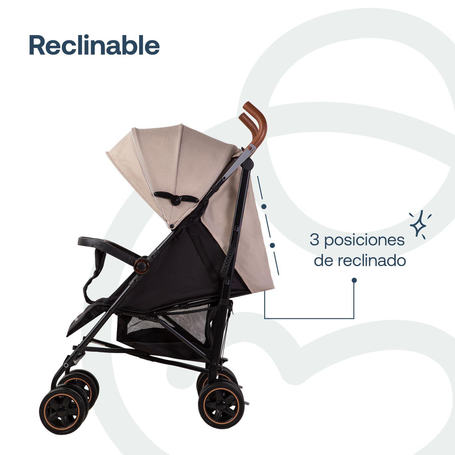 Coche Paragua Magic Ride Fiesta Beige Bebesit-3