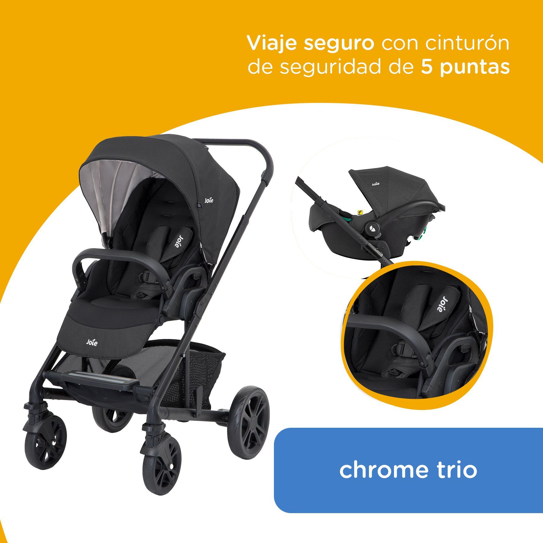 Coche Travel System Chrom Trio Ember Joie-1