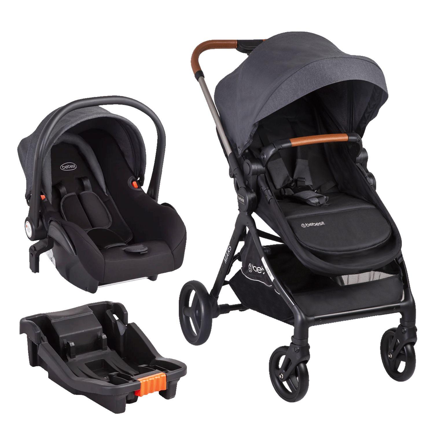 Coche Travel System Mars LX Gris Bebesit-0