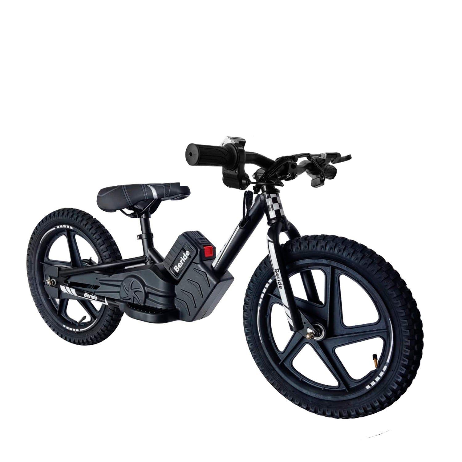 Bicicleta Eléctrica Infantil BeRide Aro 12 Negra Bebesit-1