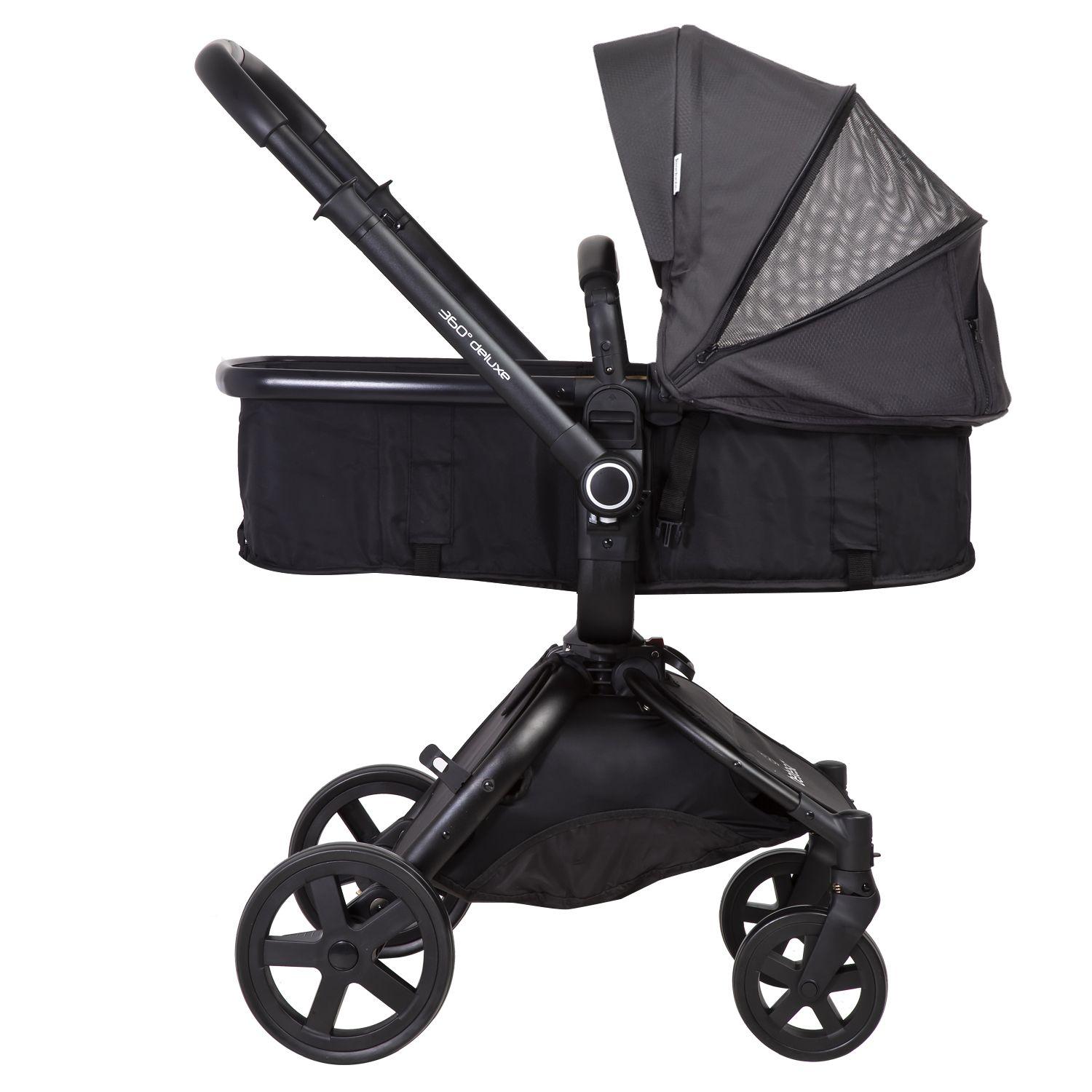 Coche Cuna Travel System Deluxe 360° SX Negro Bebesit-2