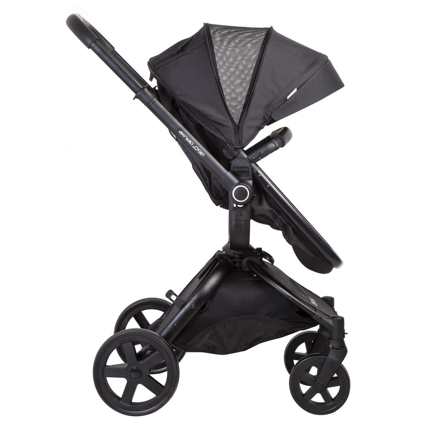 Coche Cuna Travel System Deluxe 360° SX Negro Bebesit-1