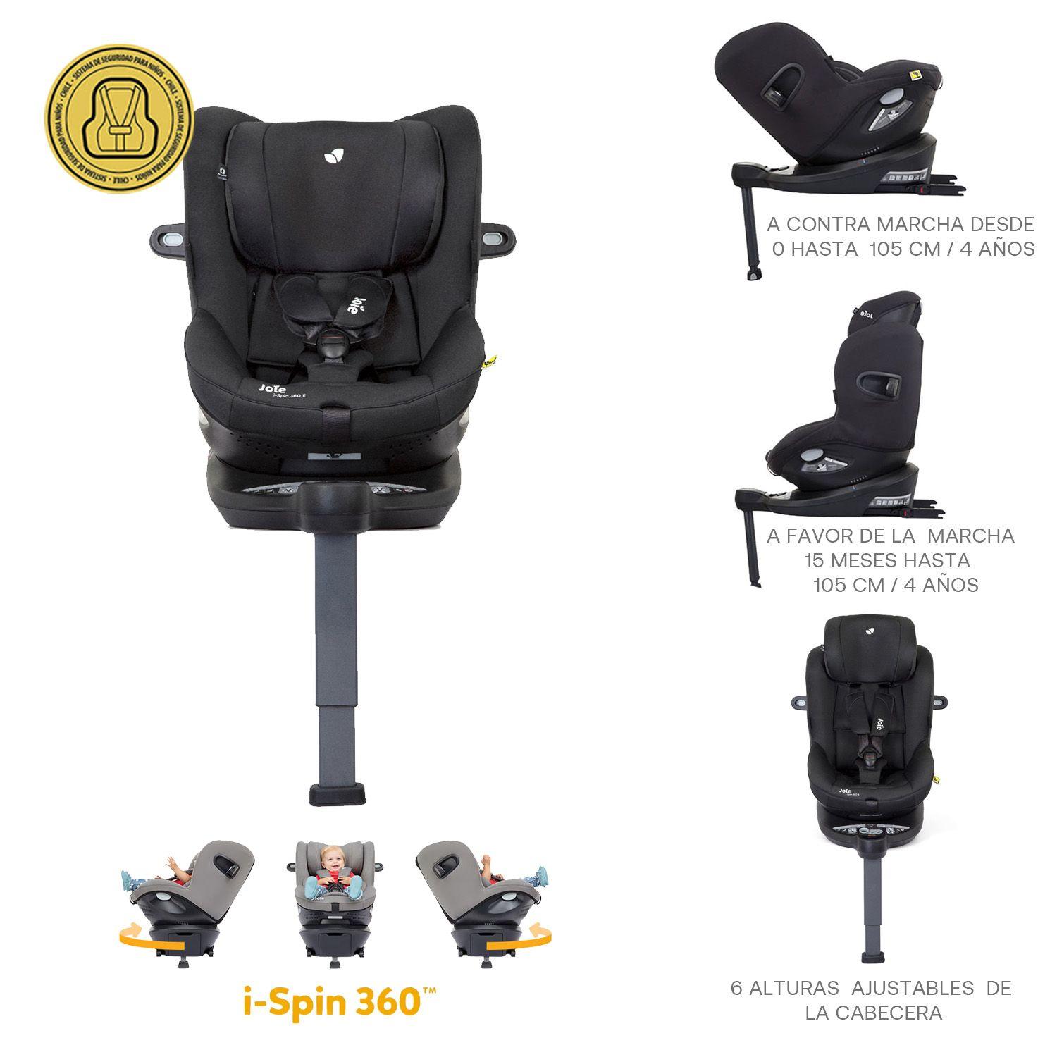 Silla de Auto Joie i-Spin 360 - Coal-6