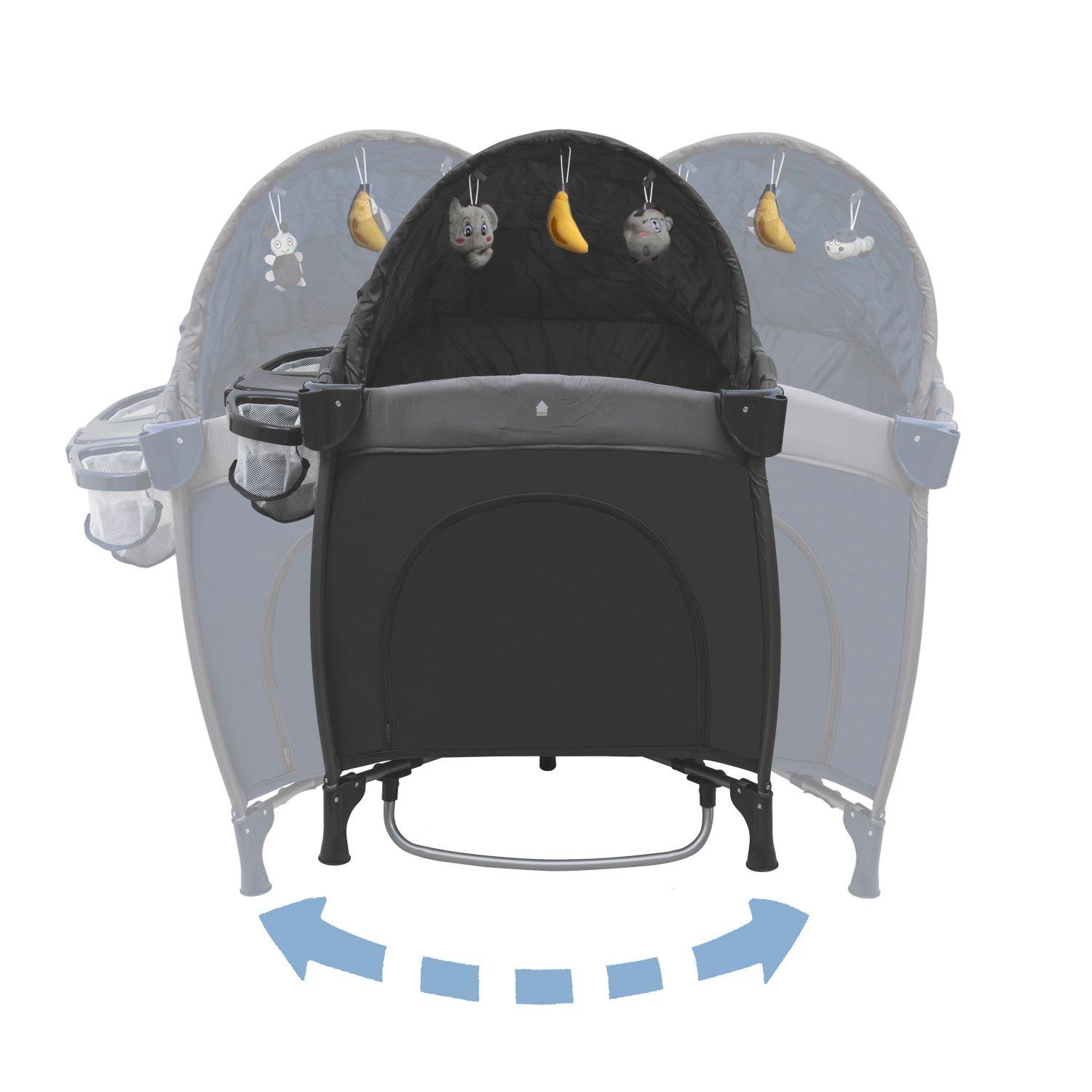 Cuna Traveler Gris Bebesit-2