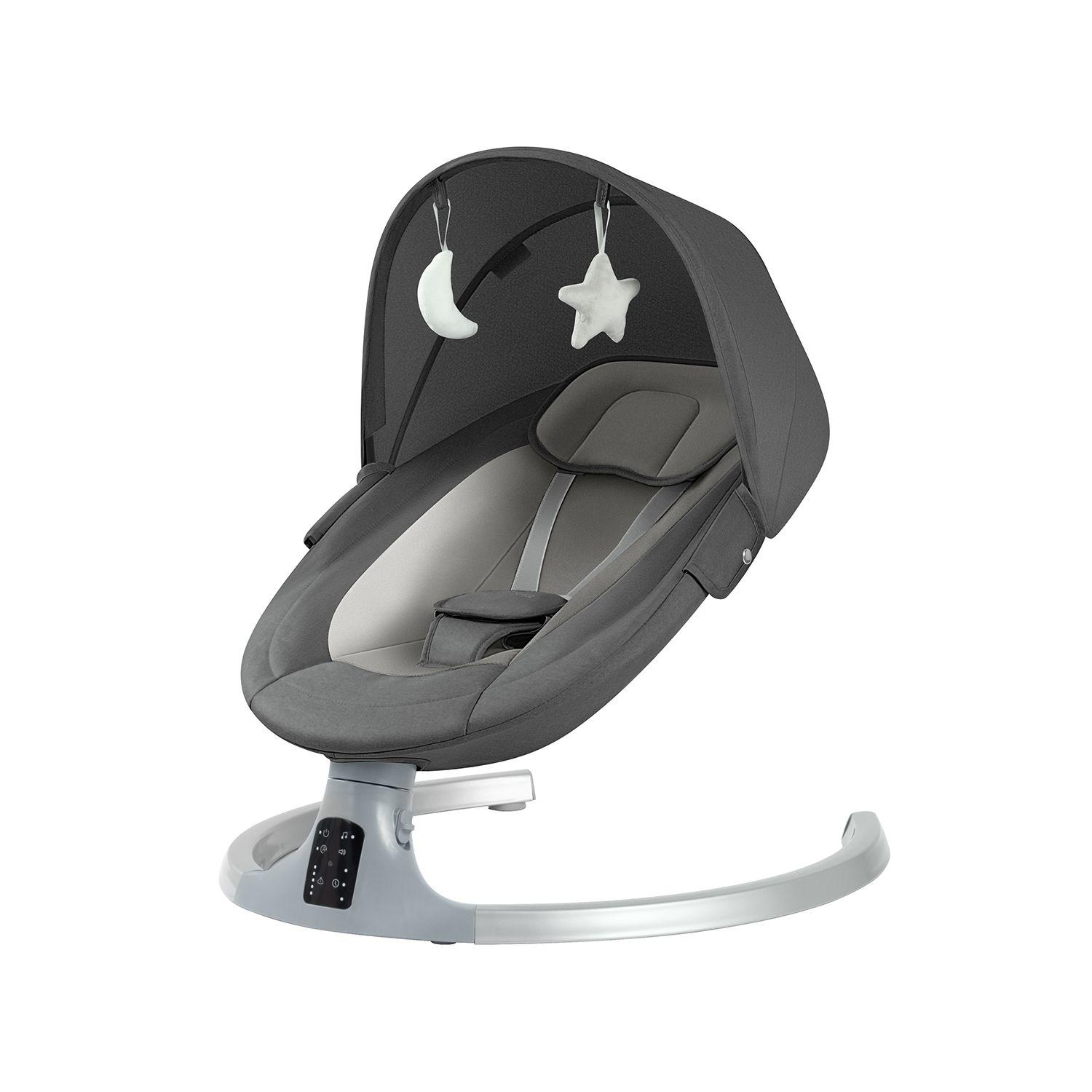 Silla Nido Bouncer Babyswing Smart Dark Gris-0