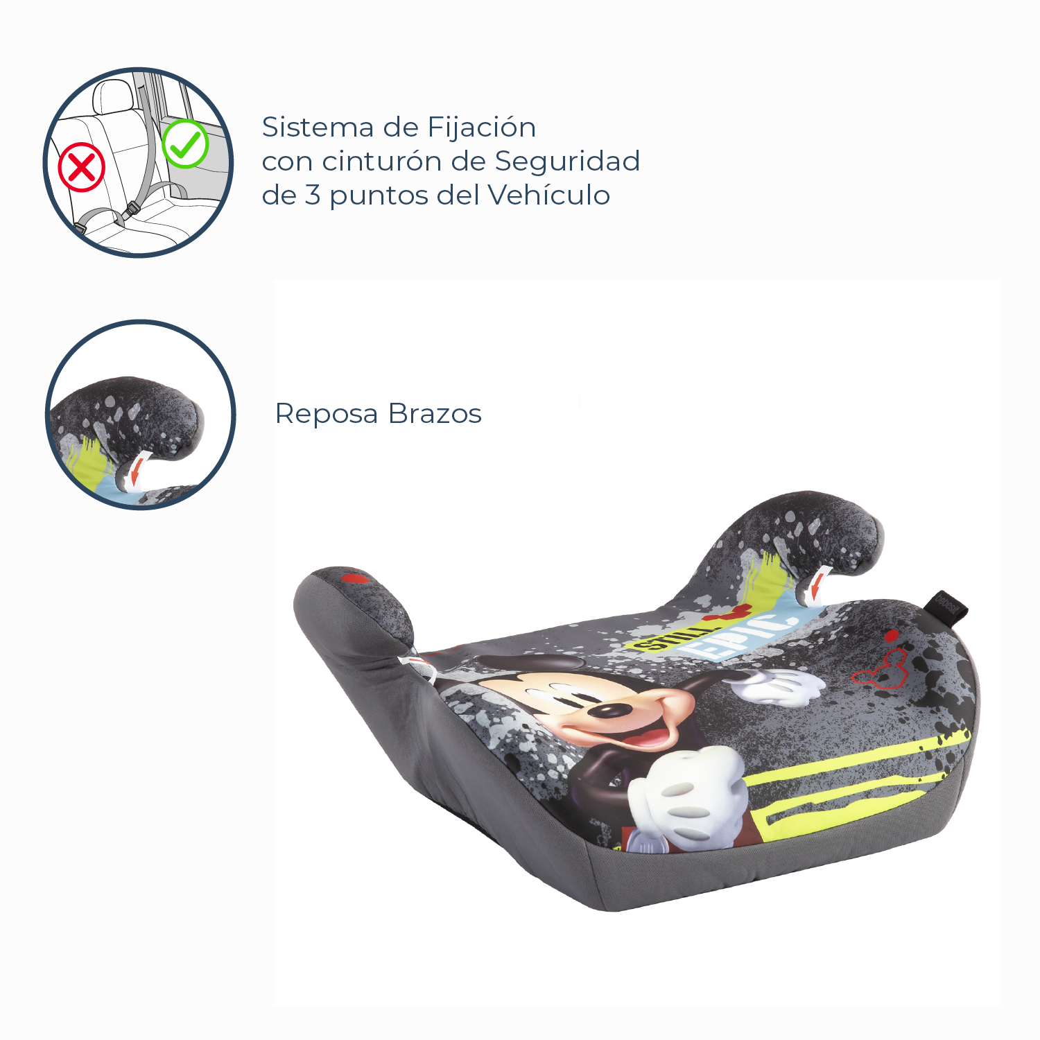 Alzador para Auto Mickey Disney-3