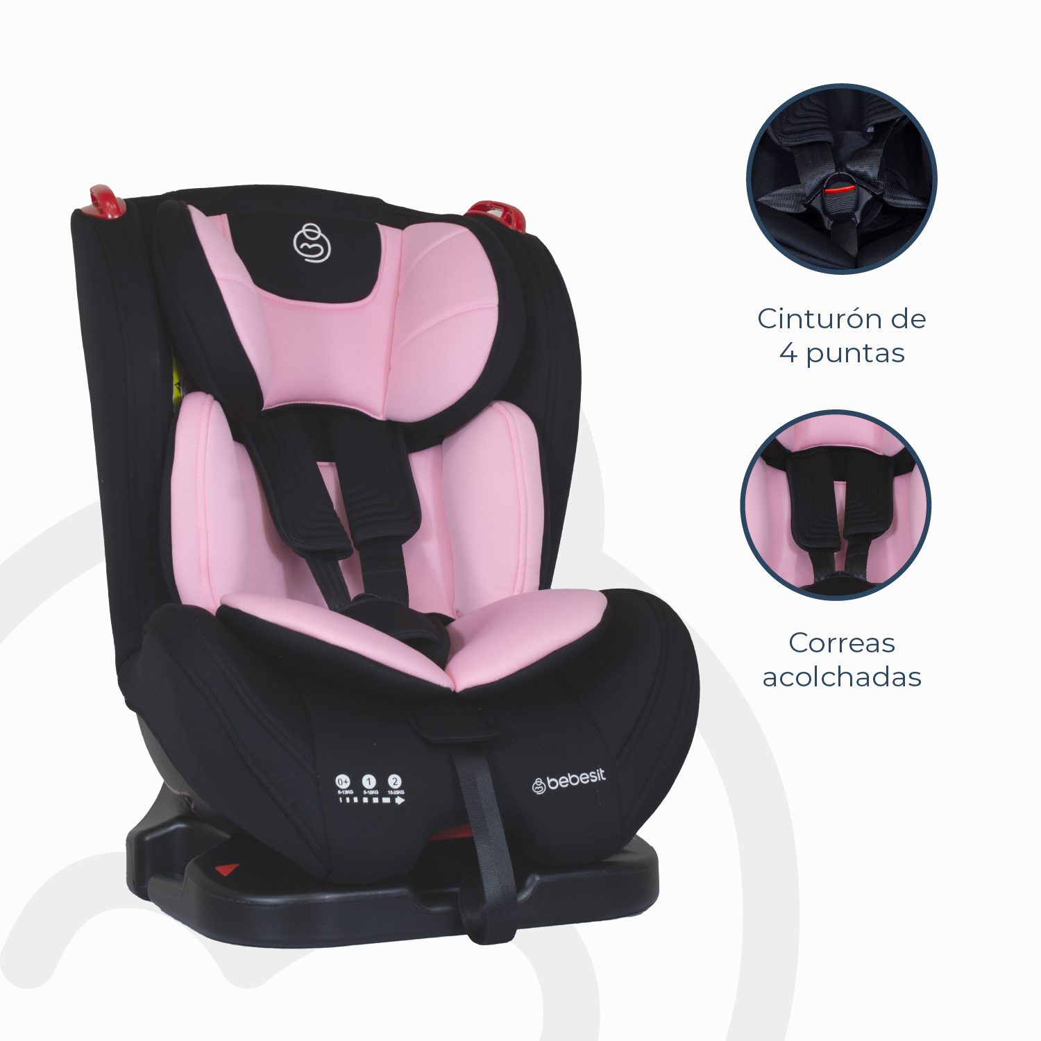 Silla de Auto Convertible Ara Next Rosa-4
