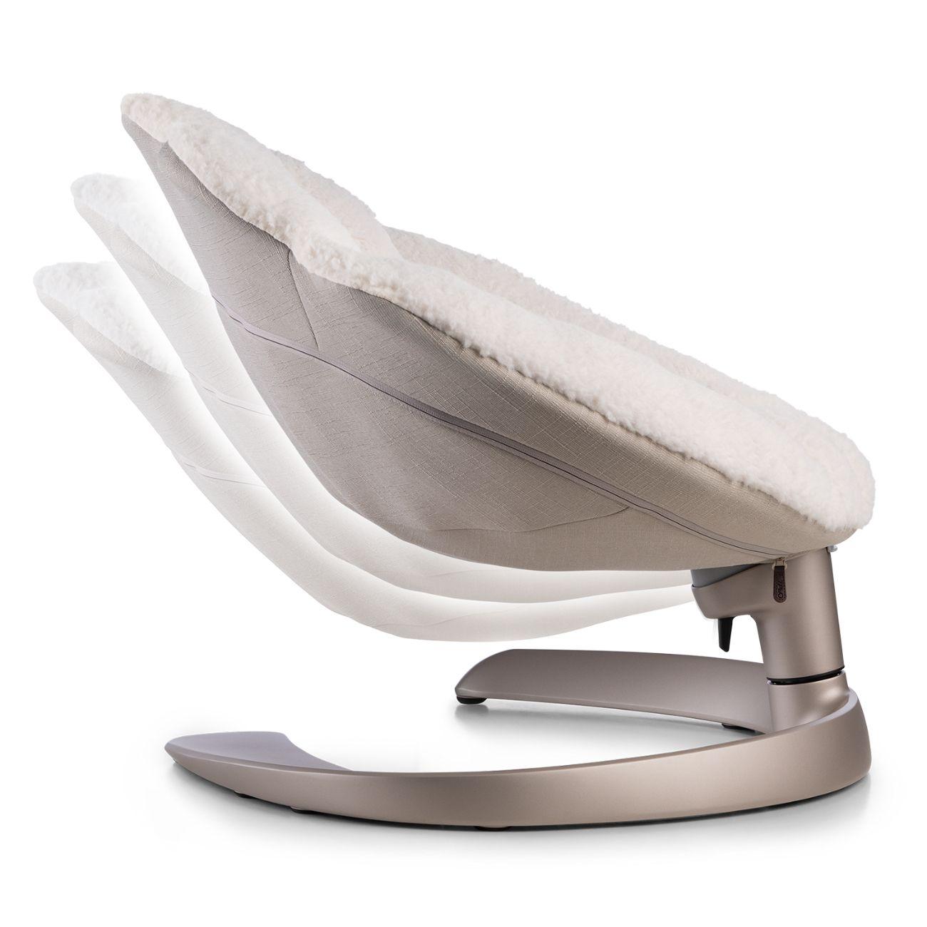 Cama Mascota Oscilante Shell Latte-2