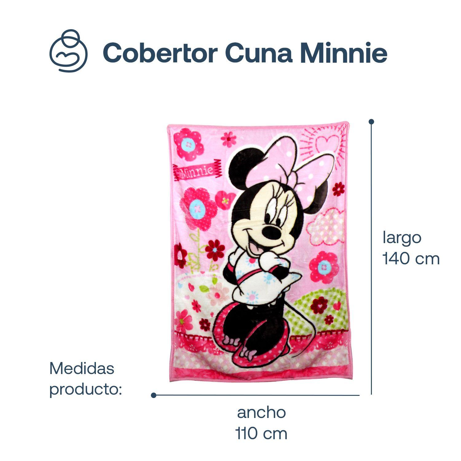 Cobertor de Cuna Minnie Rosado Disney-6