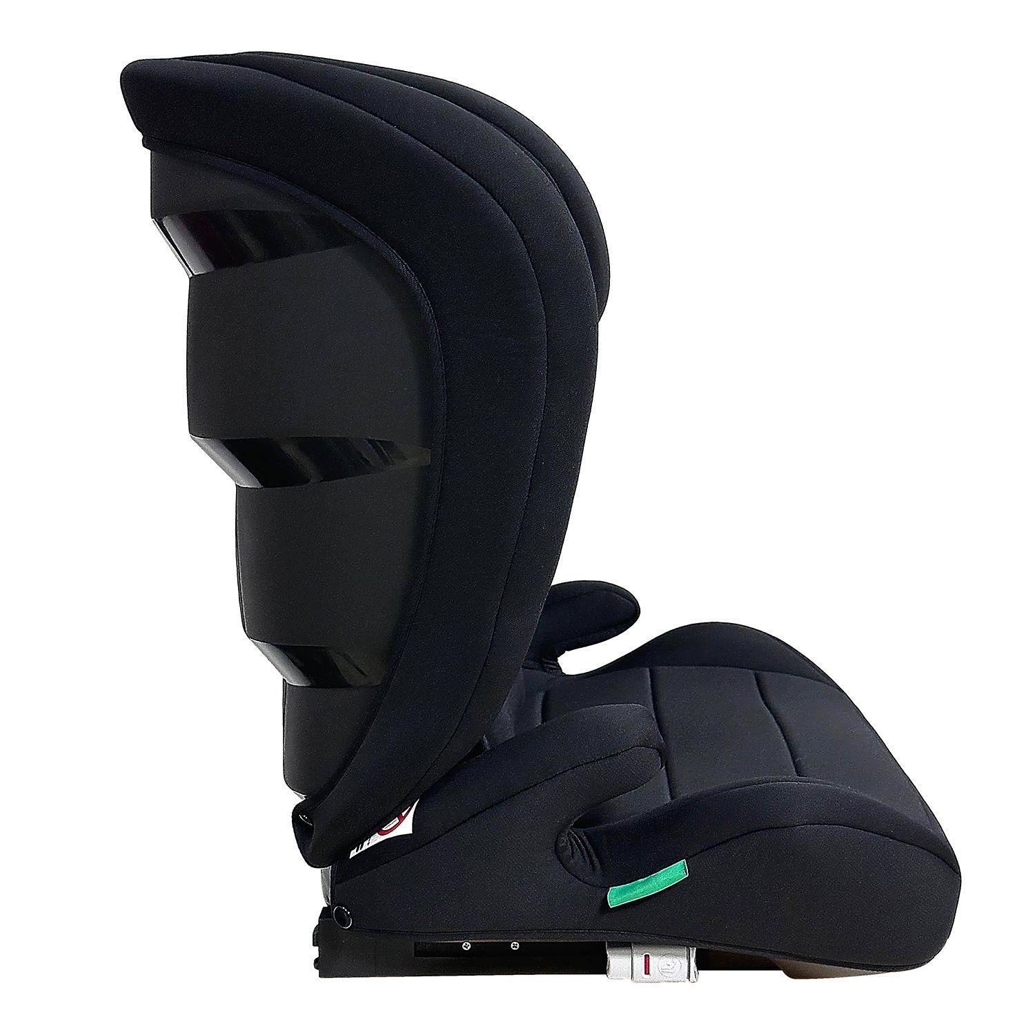 Silla Auto Butaca Grow Fix I-Size Negro Bebesit-2