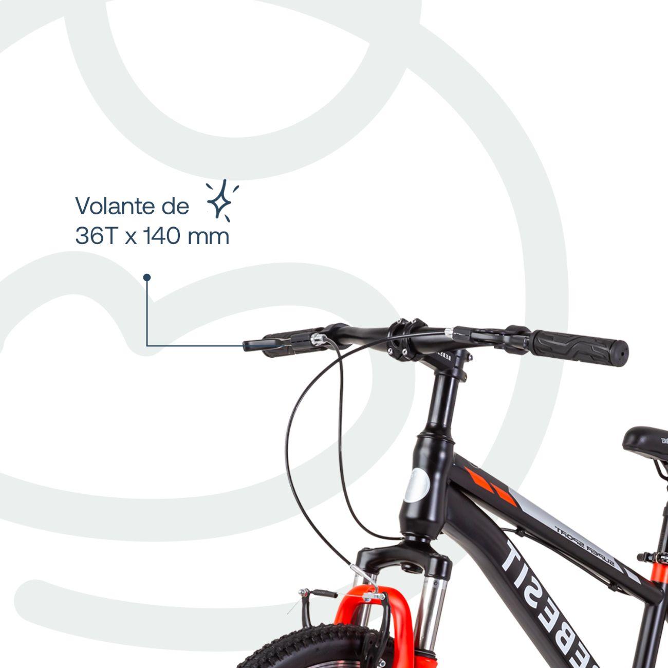 Bicicleta Infantil Kyson Aro 20 Roja Bebesit-5