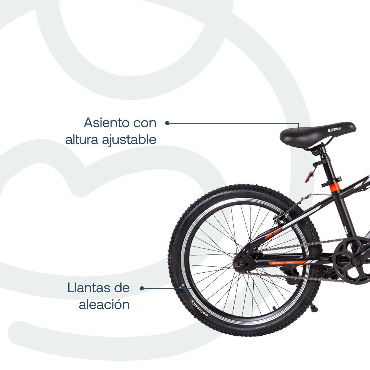 Bicicleta Infantil Kyson Aro 20 Roja Bebesit-4