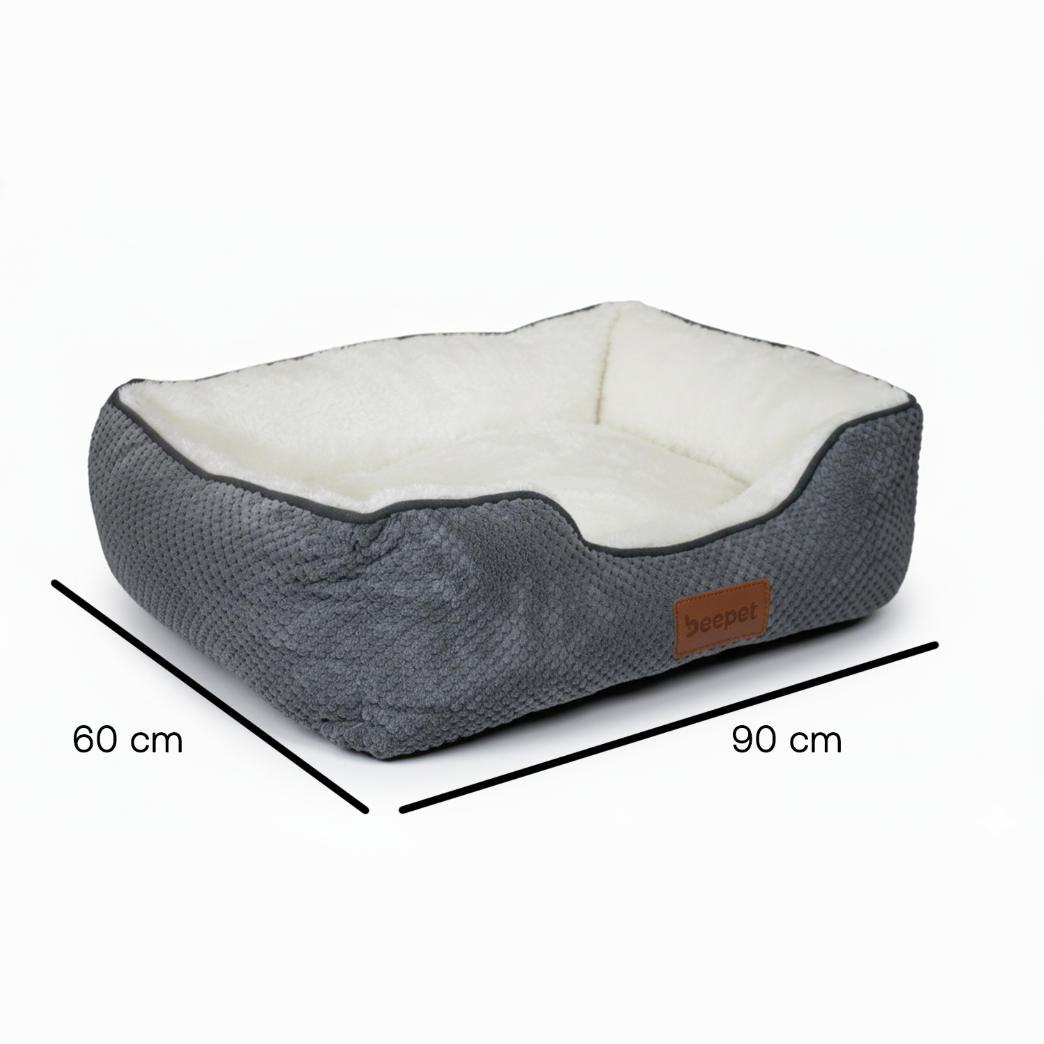Cama para Mascotas Pawzen Ortopédica L90x60-4