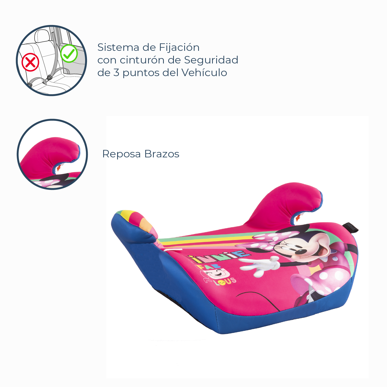 Alzador para Auto Minnie Disney-3