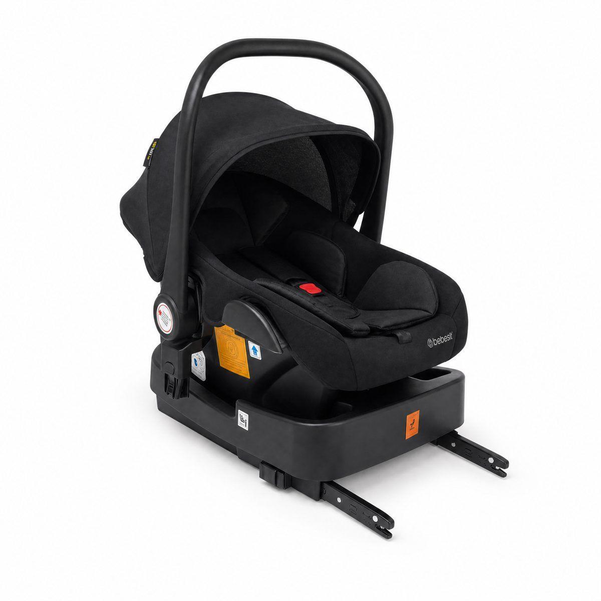 Coche Cuna Travel System Galaxy Isofix Negro-2