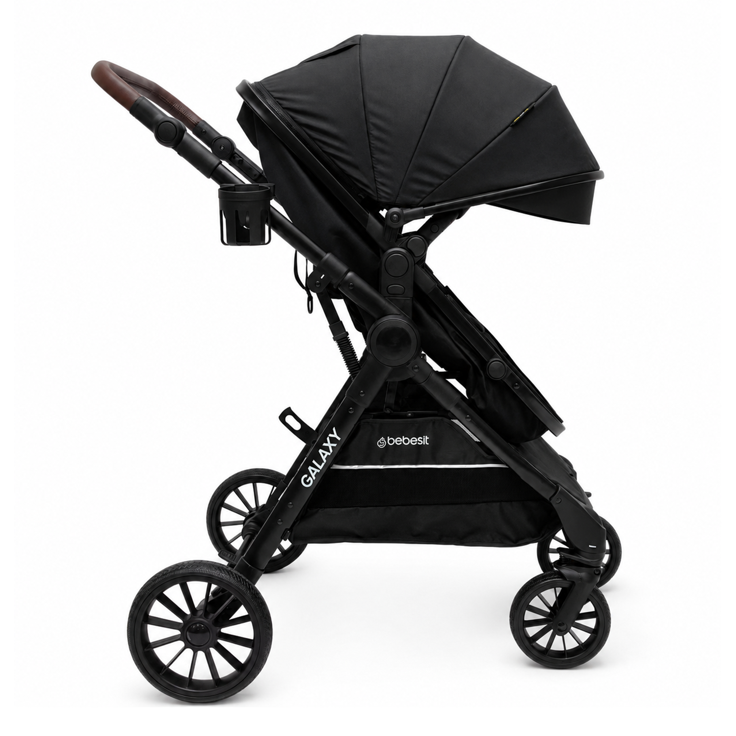 Coche Cuna Travel System Galaxy Isofix Negro-3