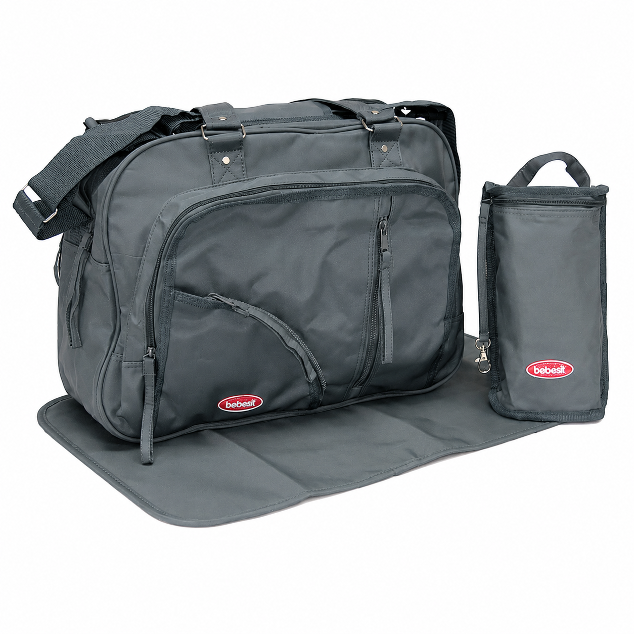 Bolso Pañalero 318 Gris 318G-0