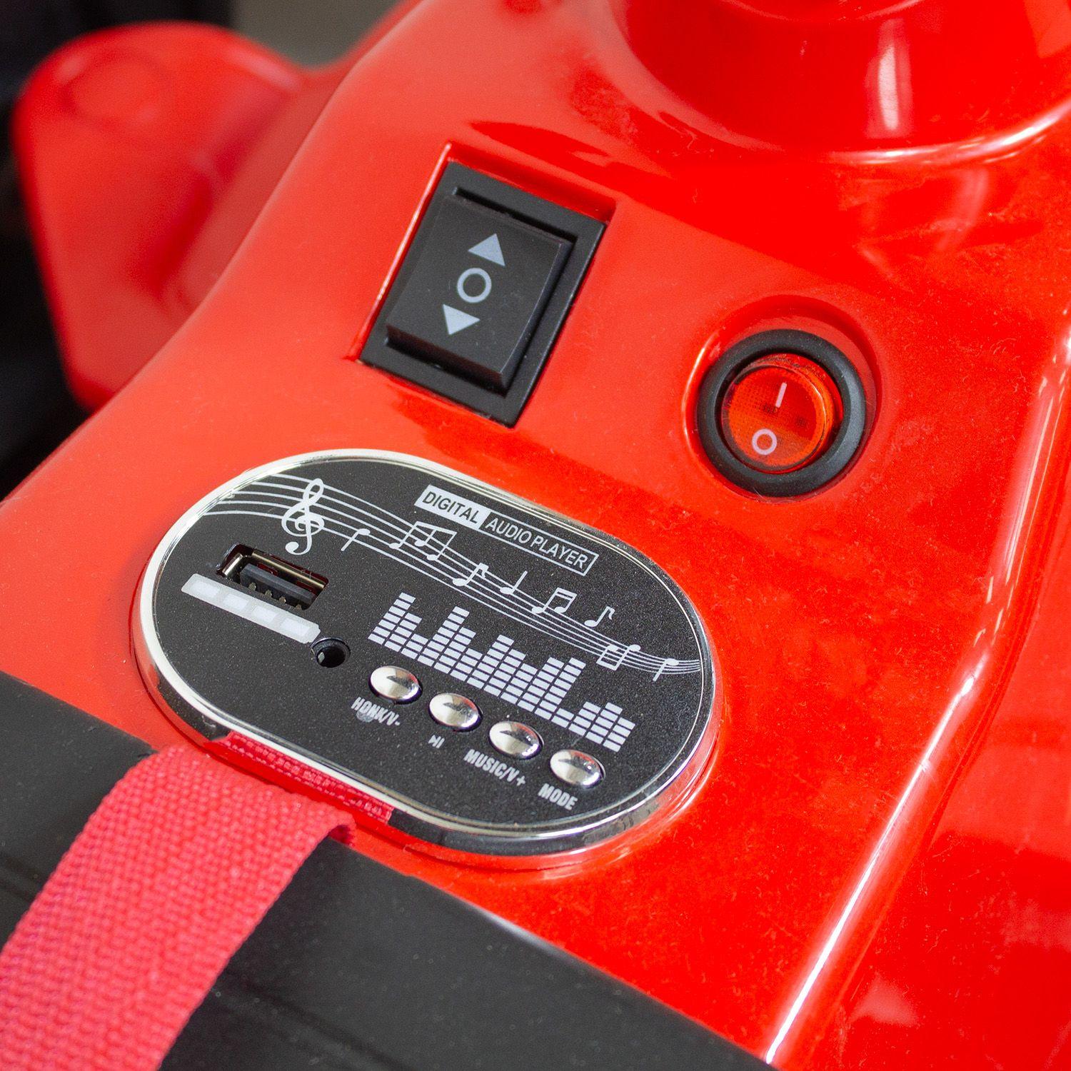 Auto Eléctrico F1 Schumi Niños Niñas Infantil Rojo-6