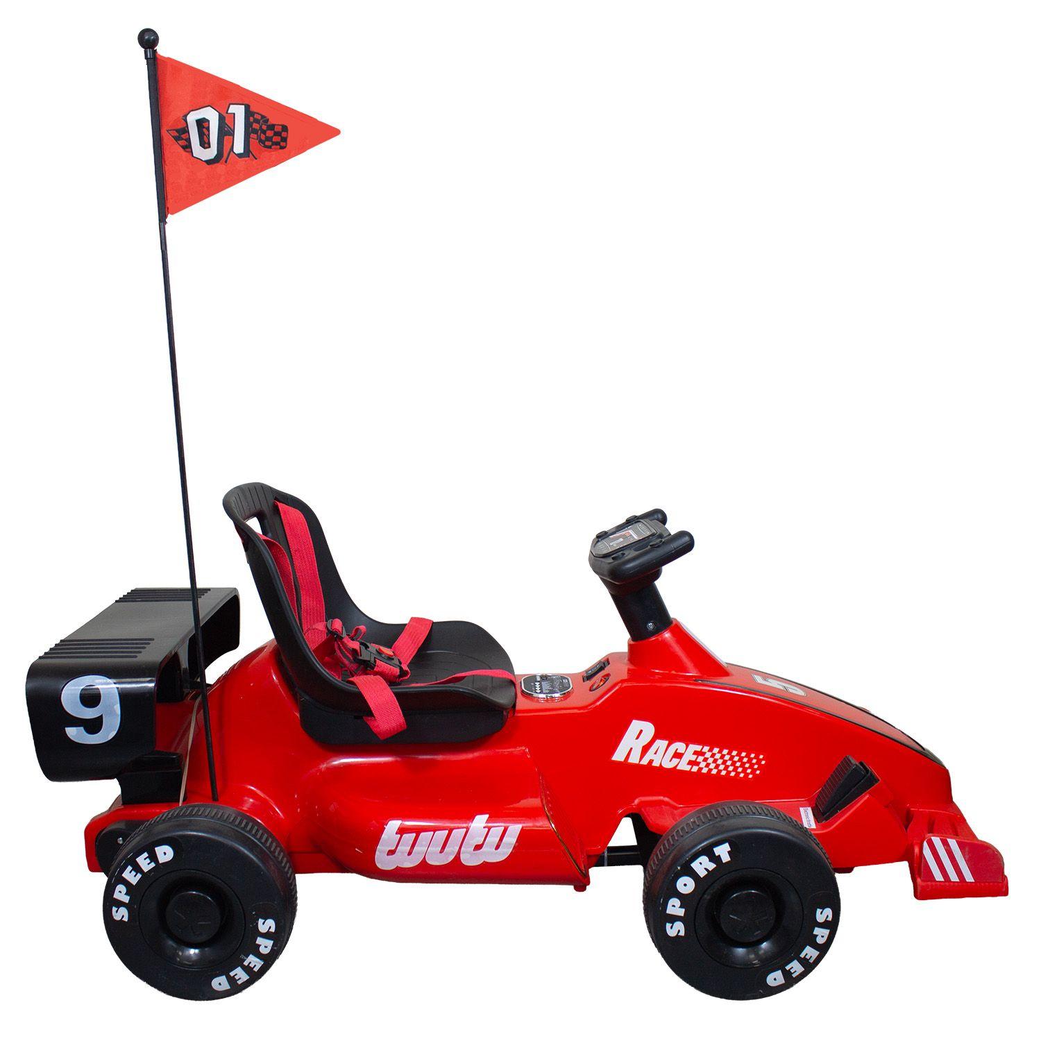 Auto Eléctrico F1 Schumi Niños Niñas Infantil Rojo-2