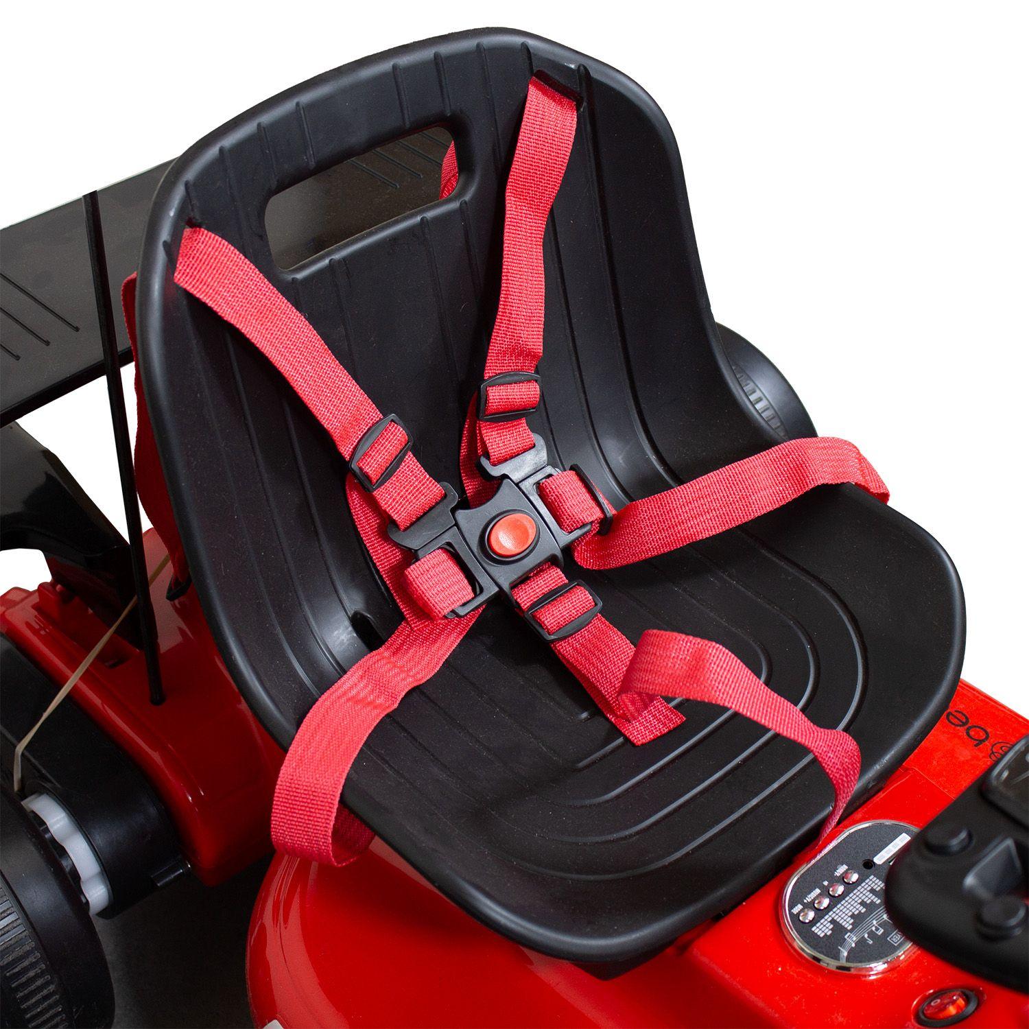 Auto Eléctrico F1 Schumi Niños Niñas Infantil Rojo-6