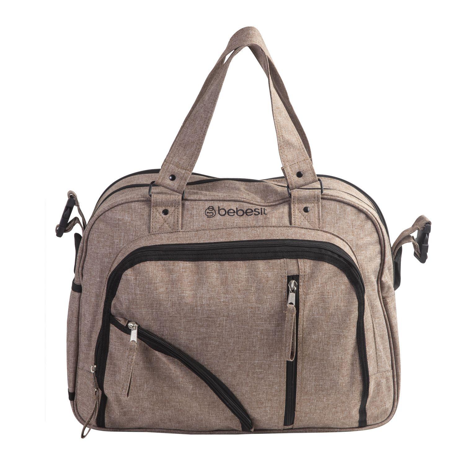 Bolso Maternal Mudador Pañalera Bebesit Melange - Beige-1