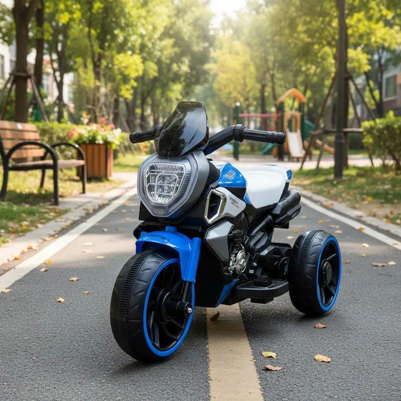 Moto 3 Ruedas Trimoto Bolt Azul Bebesit-1