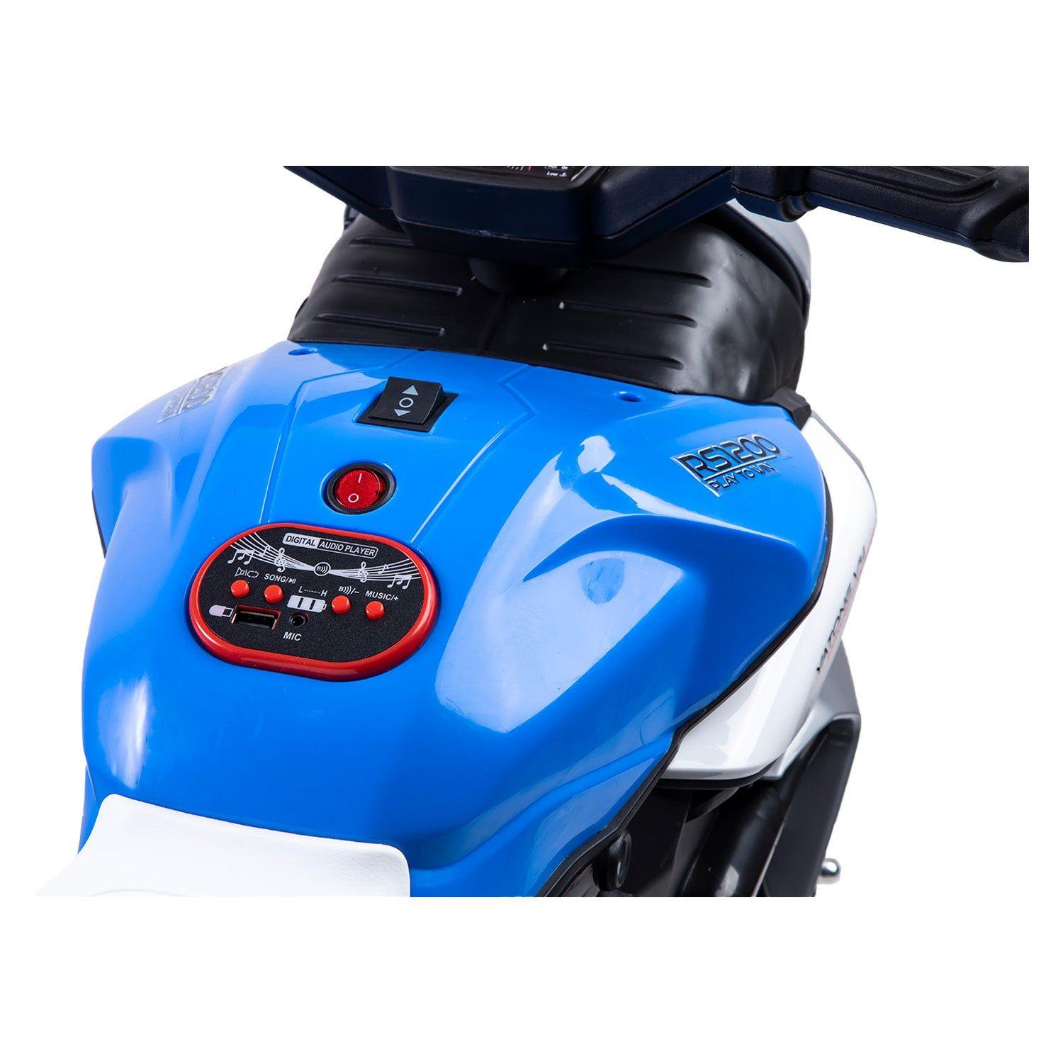 Moto 3 Ruedas Trimoto Bolt Azul Bebesit-5