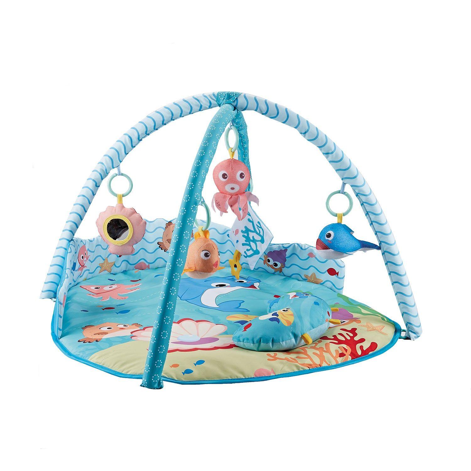 Gimnasio Interactivo con Almohada para Bebé Océano Bebesit-0