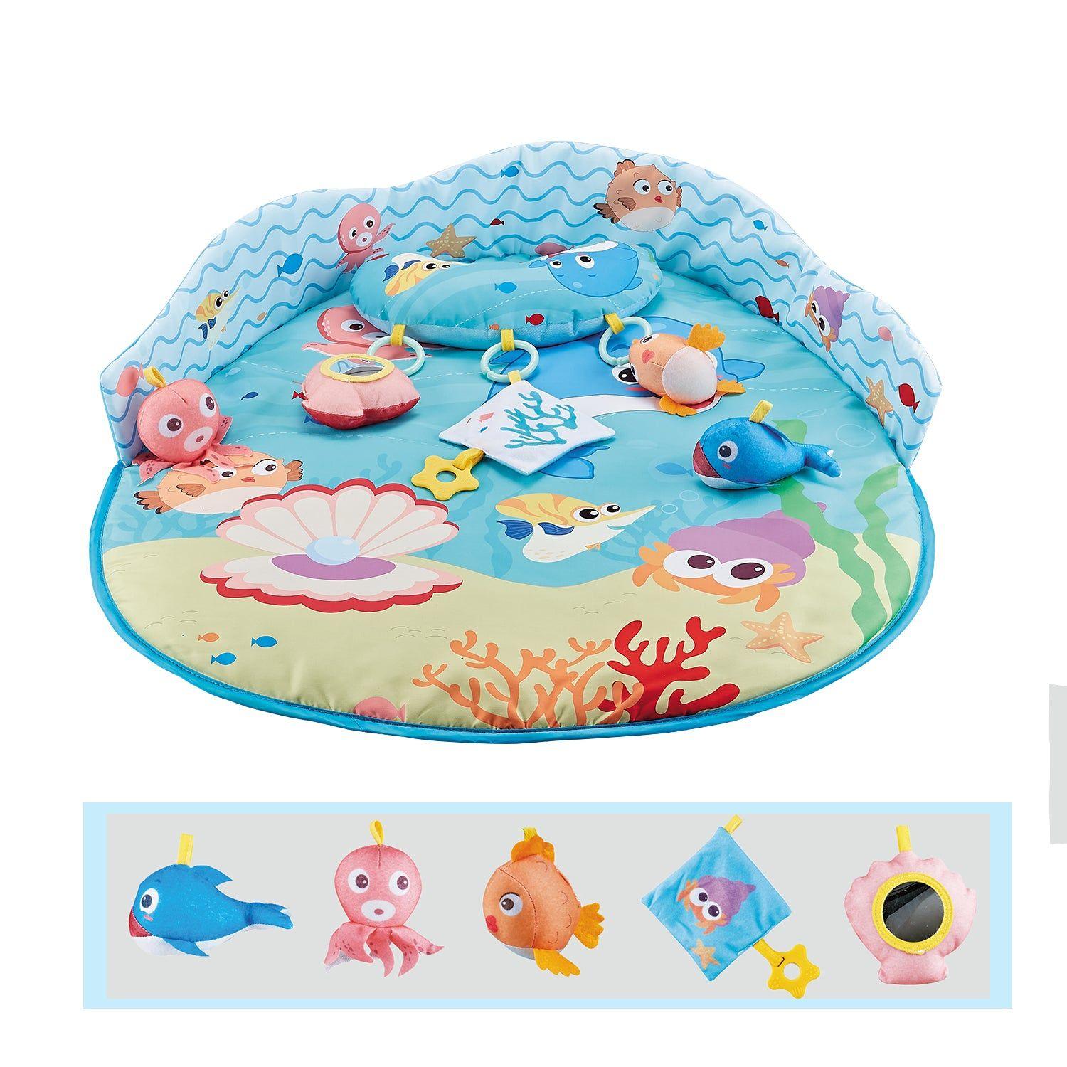 Gimnasio Interactivo con Almohada para Bebé Océano Bebesit-2