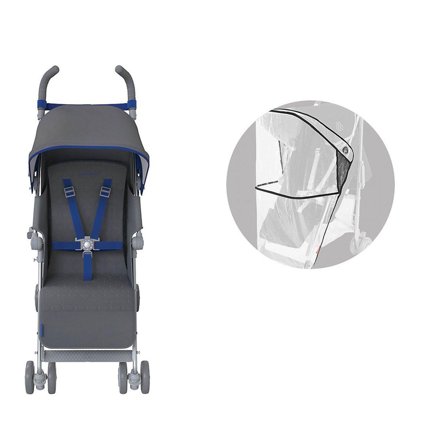 Coche Paragua Harbour Charcoal Azul Maclaren-2